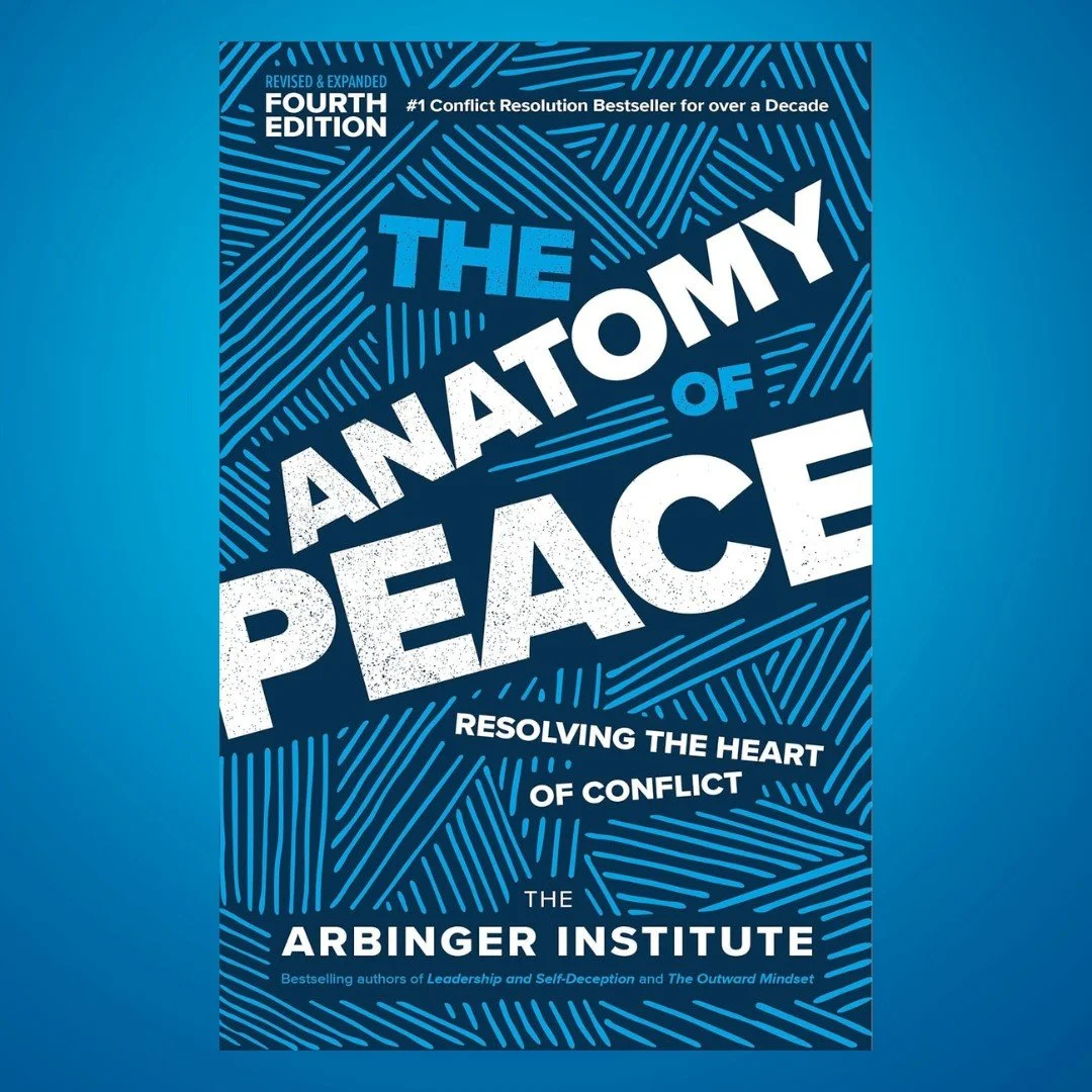 Throughout July, in our Yellow Room and on our Morning Intentions podcast, we explored The Anatomy of Peace: Resolving the Heart of Conflict, a powerful and transformative book by The Arbinger Institute. It is one of the best personal development boo