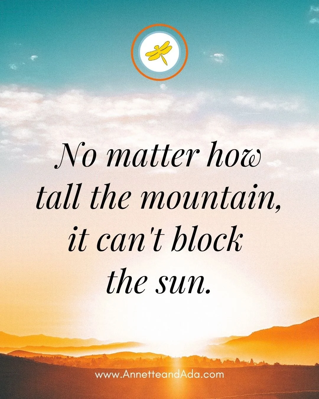 Challenges may feel overwhelming, but they are never the whole story. 

The sun is still shining, even when you can't see it. 

Hope, strength, and brighter days are still ahead.

Keep climbing. Keep believing. The light will find you.

#AnnetteandAd