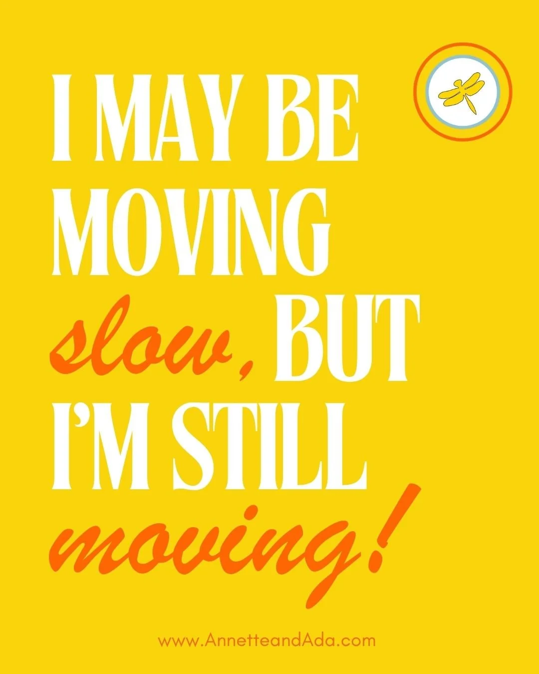 Not all progress looks impressive from the outside.

Sometimes progress is one difficult conversation.

One boundary you finally hold.

One healthier choice.

One day you don't give up.

You don't have to move quickly for your progress to count.

Slo