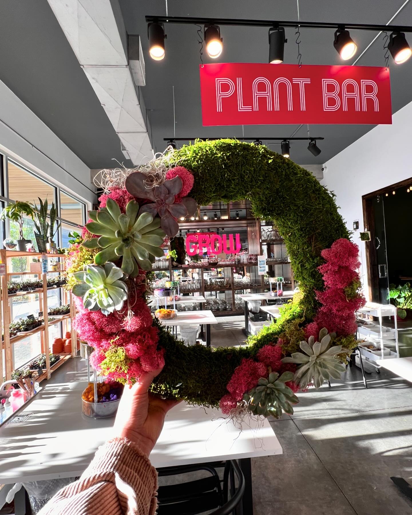 🌿It&rsquo;s Succulent Wreath Week🌿

Come enjoy creating your own spring wreath with us as an extra activity at our Plant Bar! Check the last photo for the different options, price points &amp; instructions on how to. 

This project will be availabl
