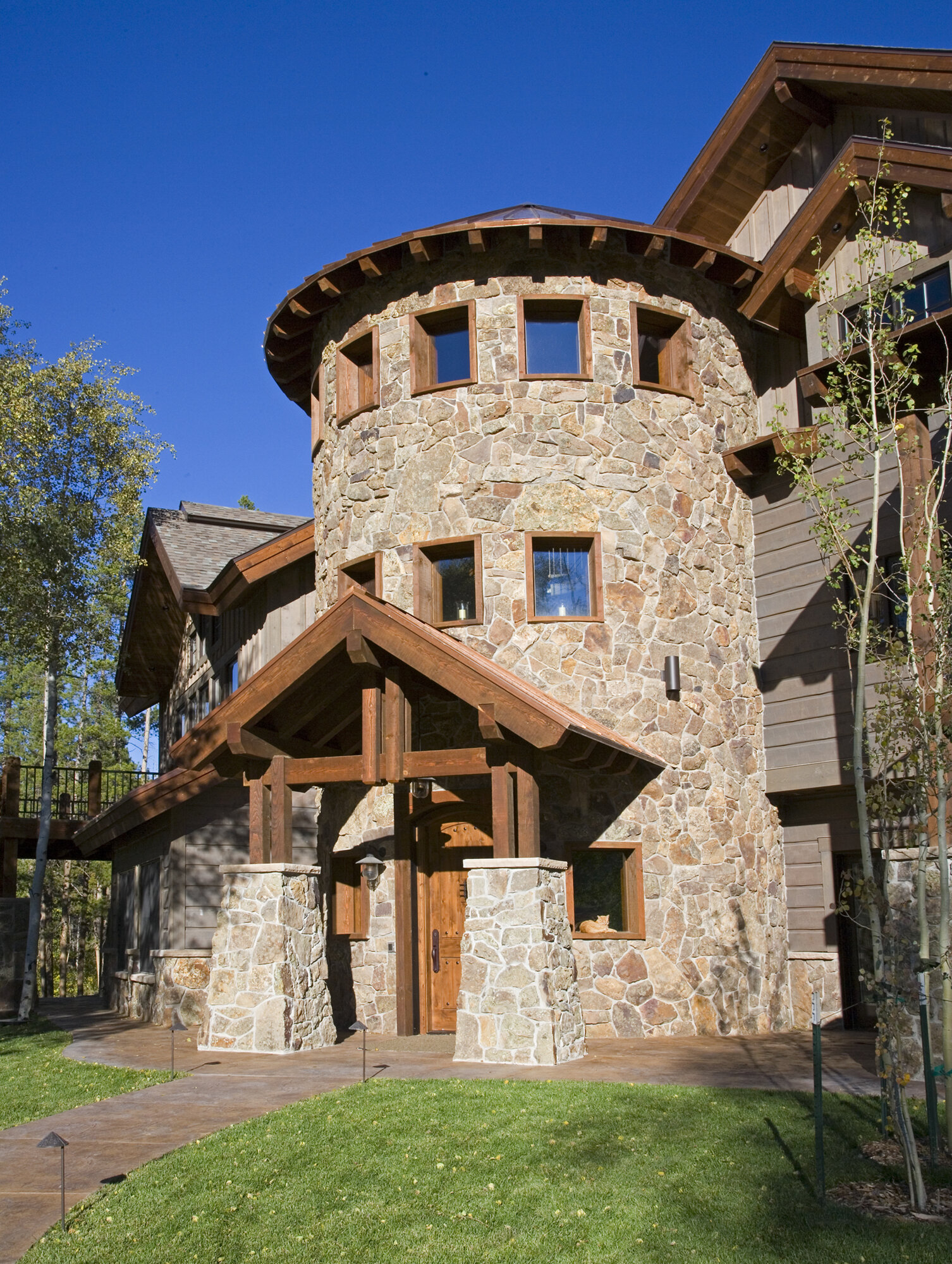 Designer Rock Timber Home