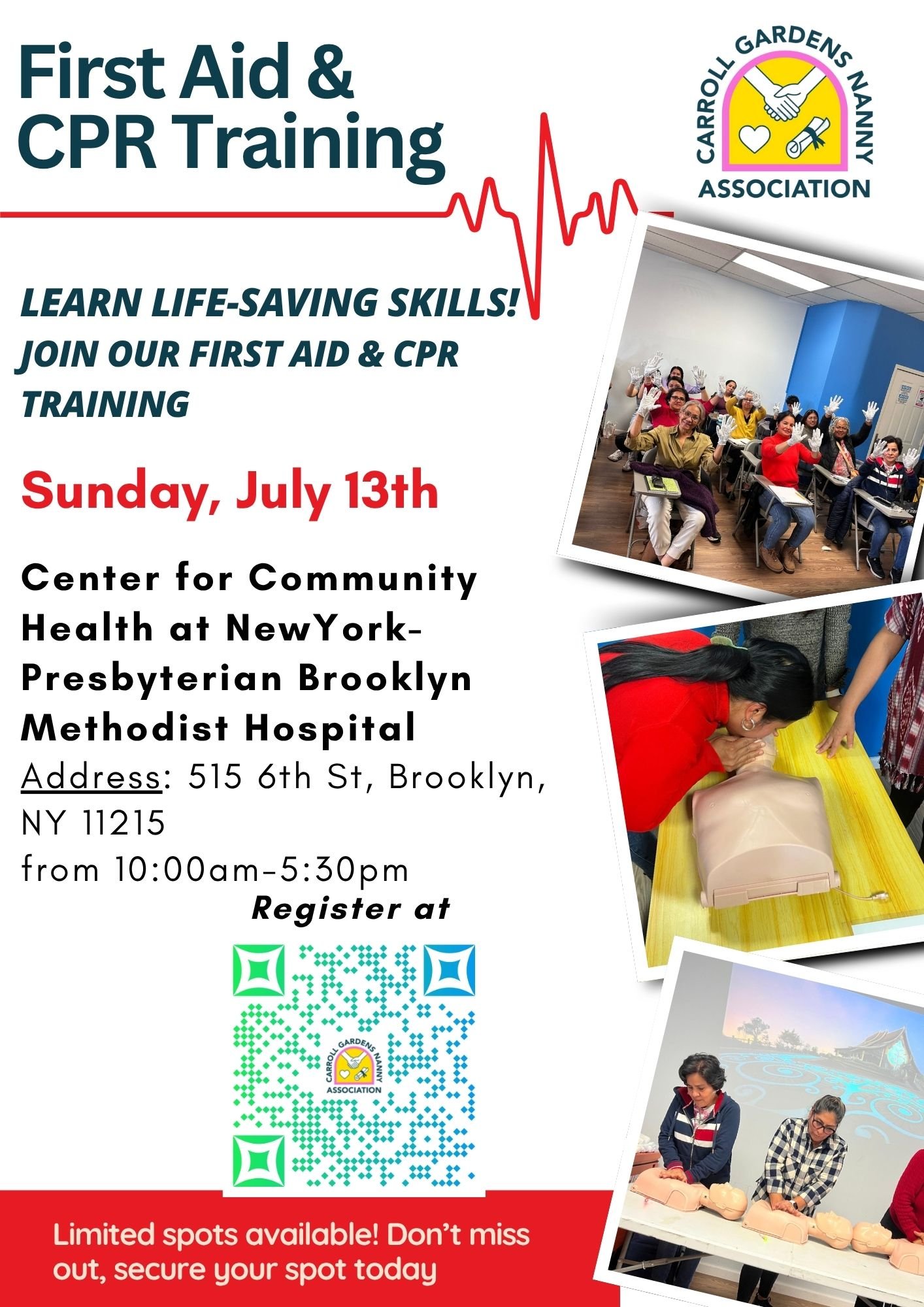 CPR + First Aid Certification for Domestic Workers