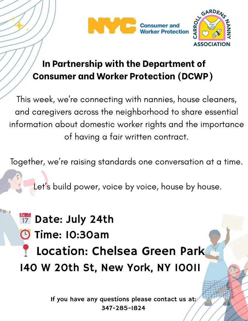 Domestic Worker Rights Outreach with NYC Department of Consumer and Worker Protection