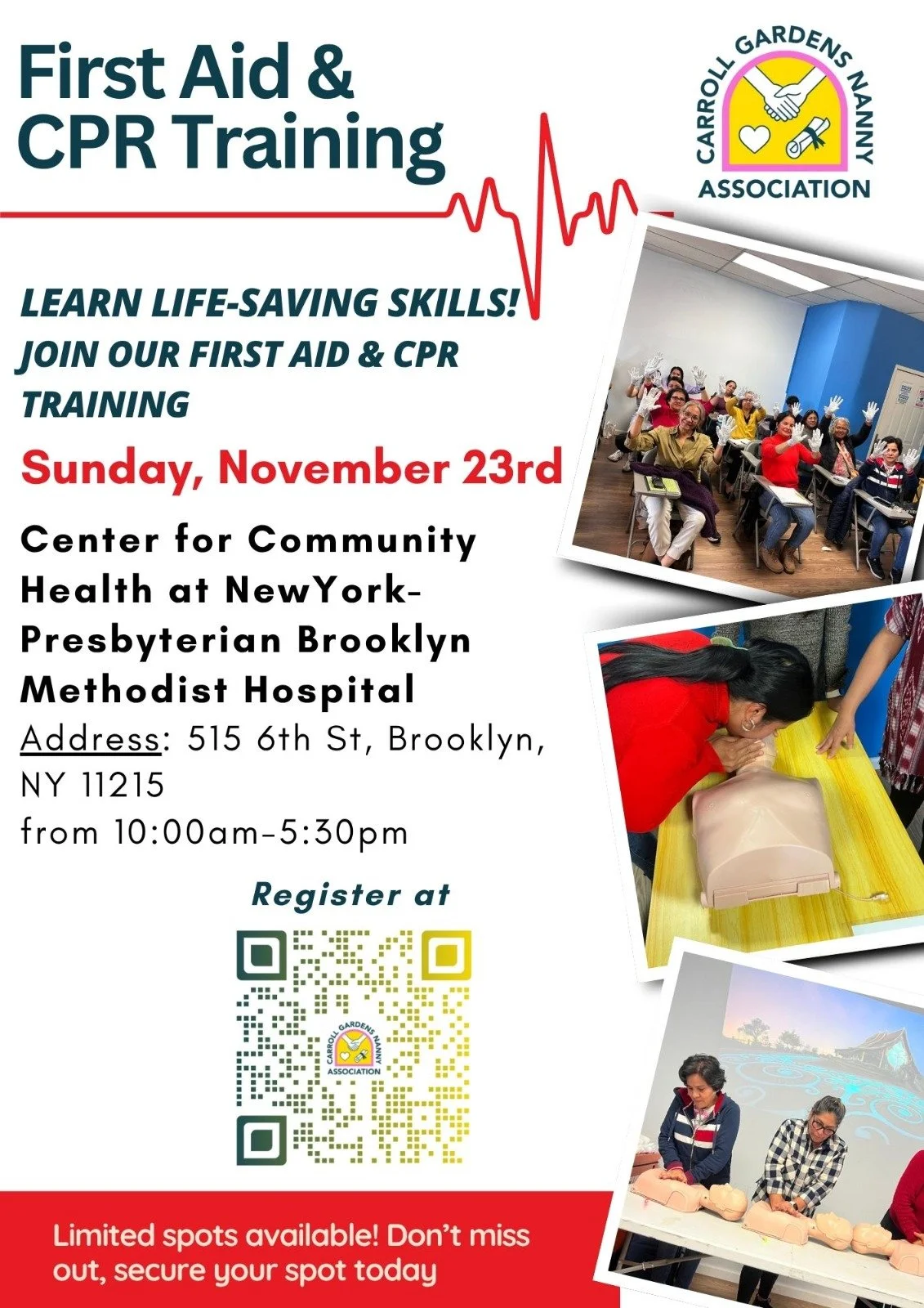 First Aid + CPR Training