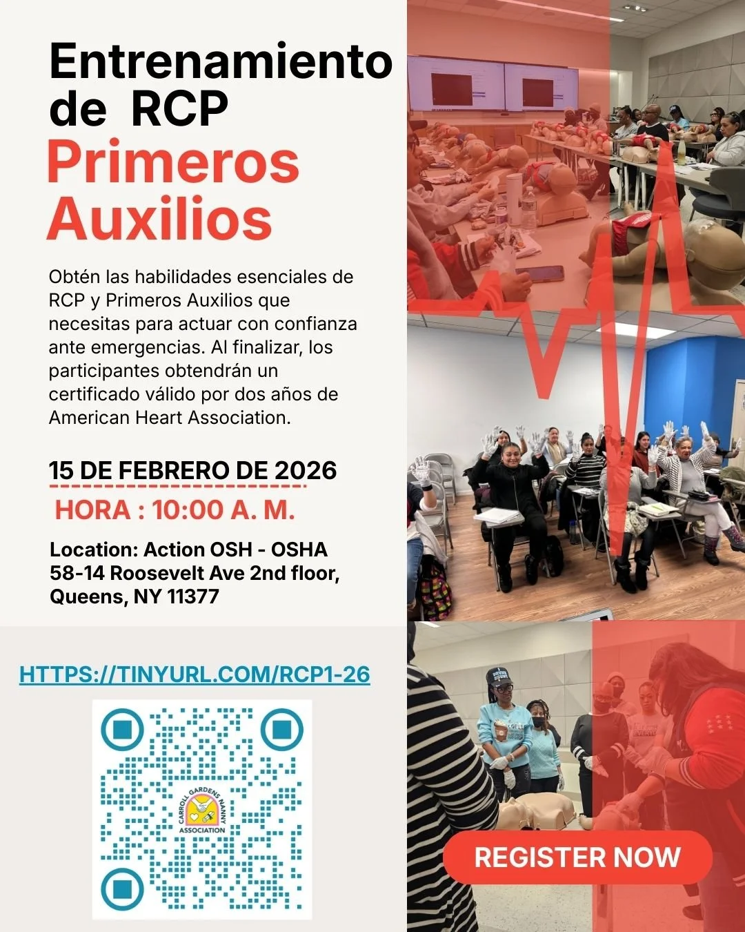 Capacitación en RCP y Primeros Auxilios