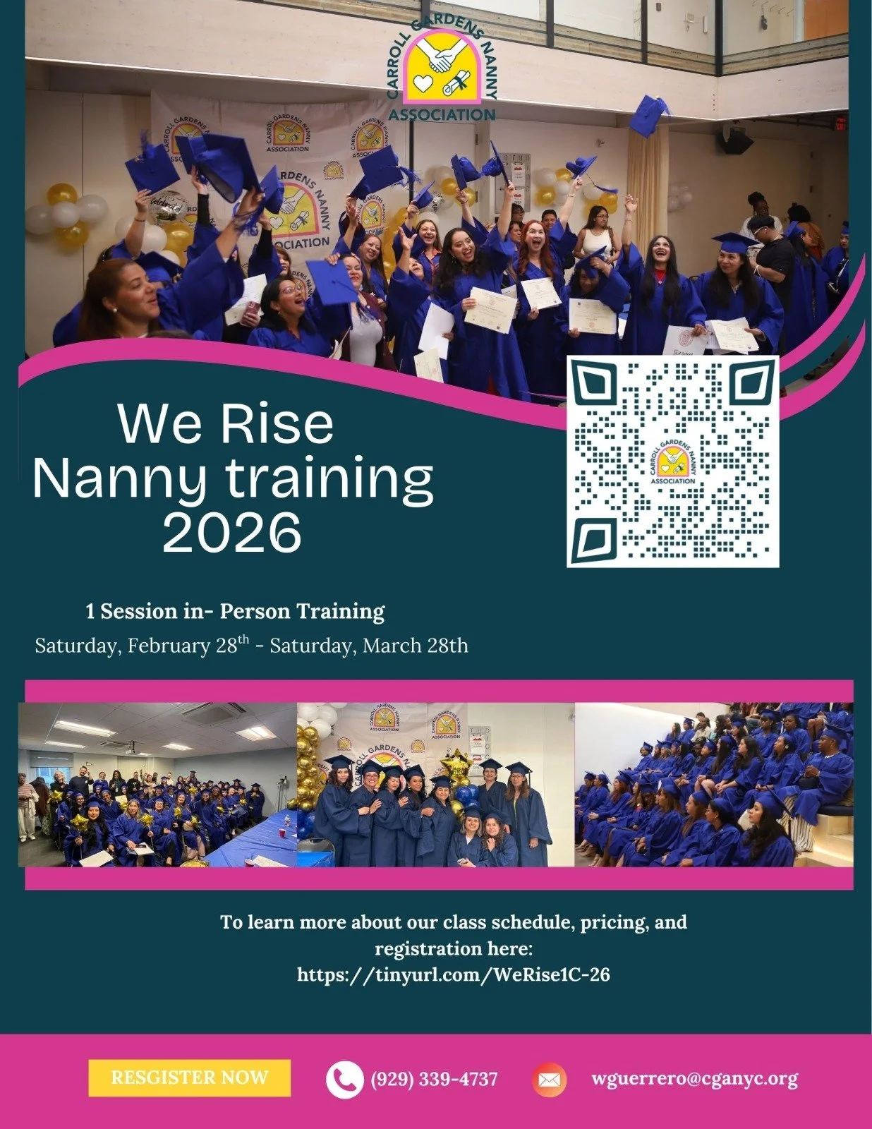 We Rise Nanny Training // Nos levantamos Entrenamiento de niñeras 