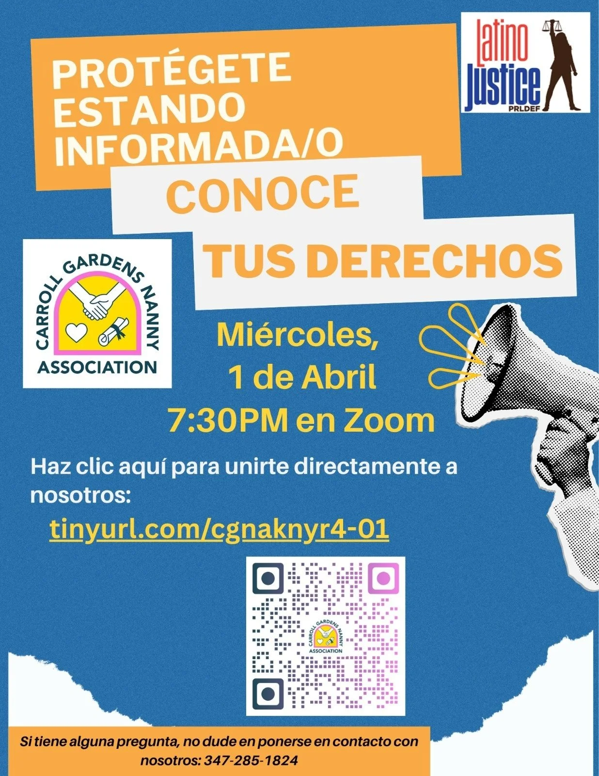 Taller «Conozca Sus Derechos» con Latino Justice