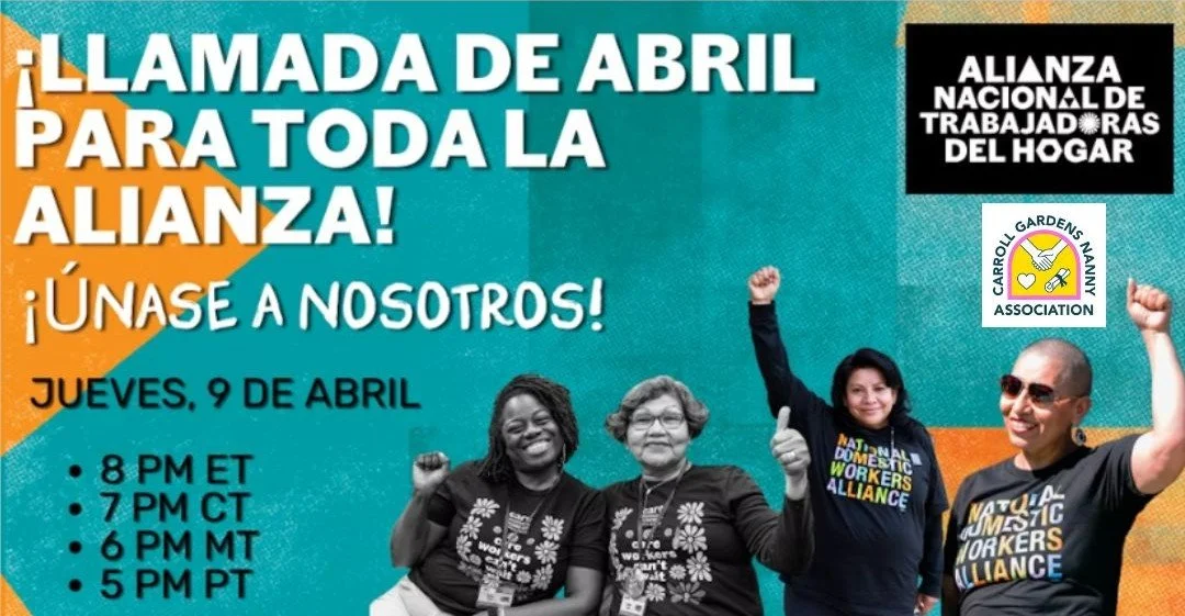 Reunión de Todas las Alianzas de Abril con la Alianza Nacional de Trabajadoras Domésticas