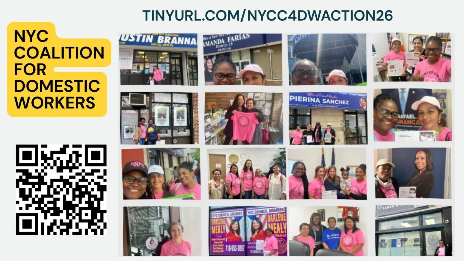 NYC Coalition for Domestic Workers Weeks of Action // Semanas de Acción para La Coalición de Trabajadores del Hogar de NYC