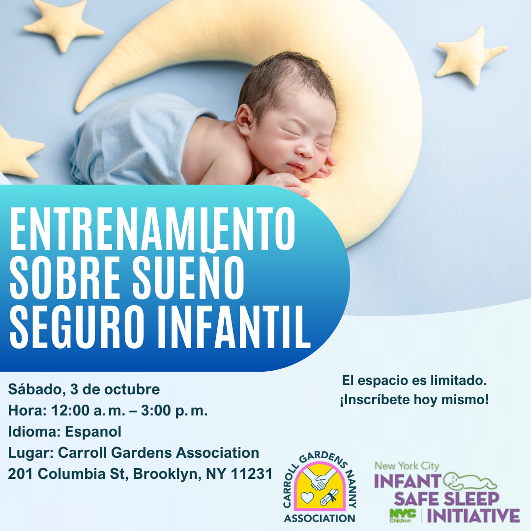 Entrenamiento sobre el Sueño Seguro para Bebés 