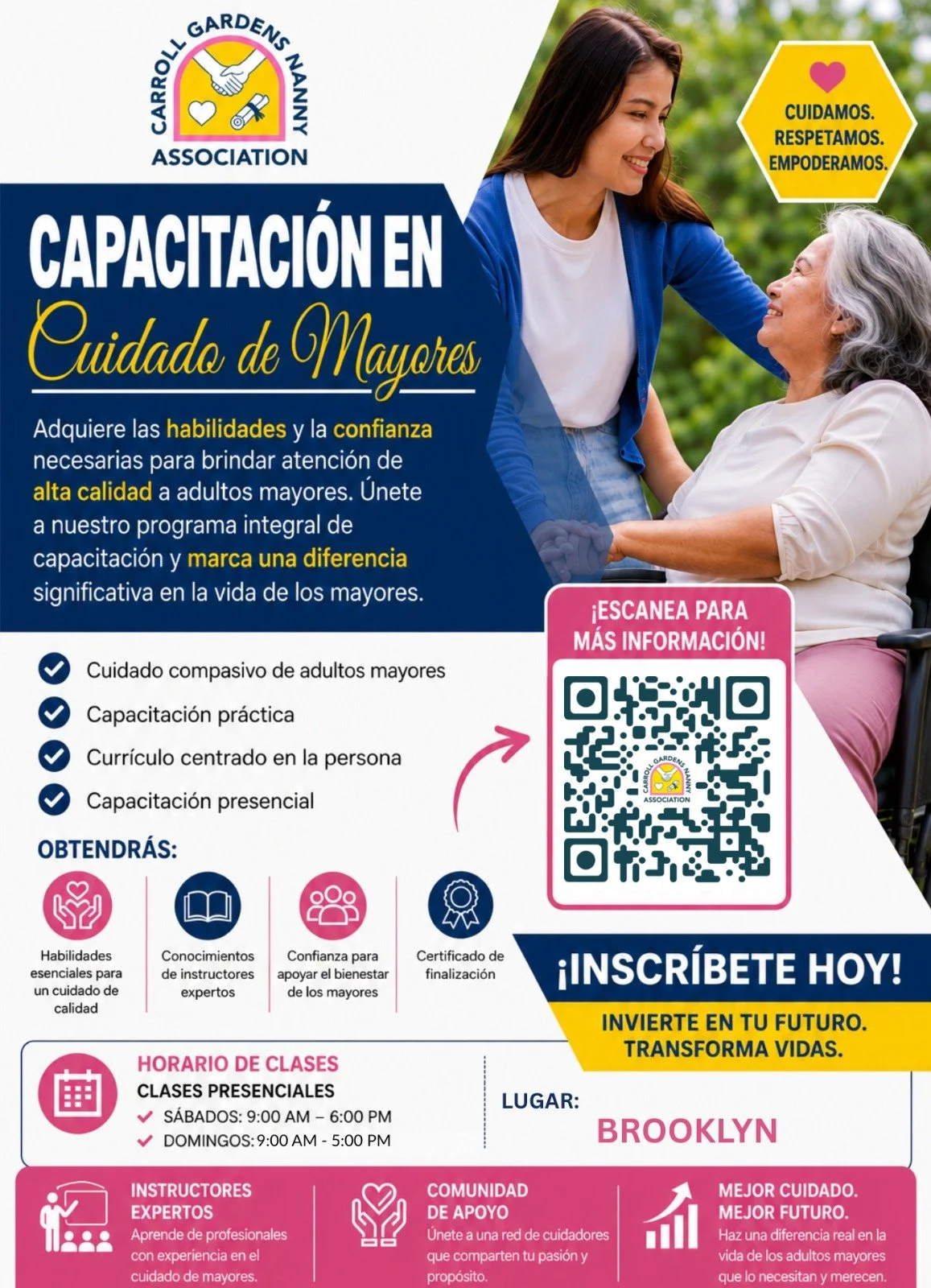 Capacitación en el cuidado del adulto mayor