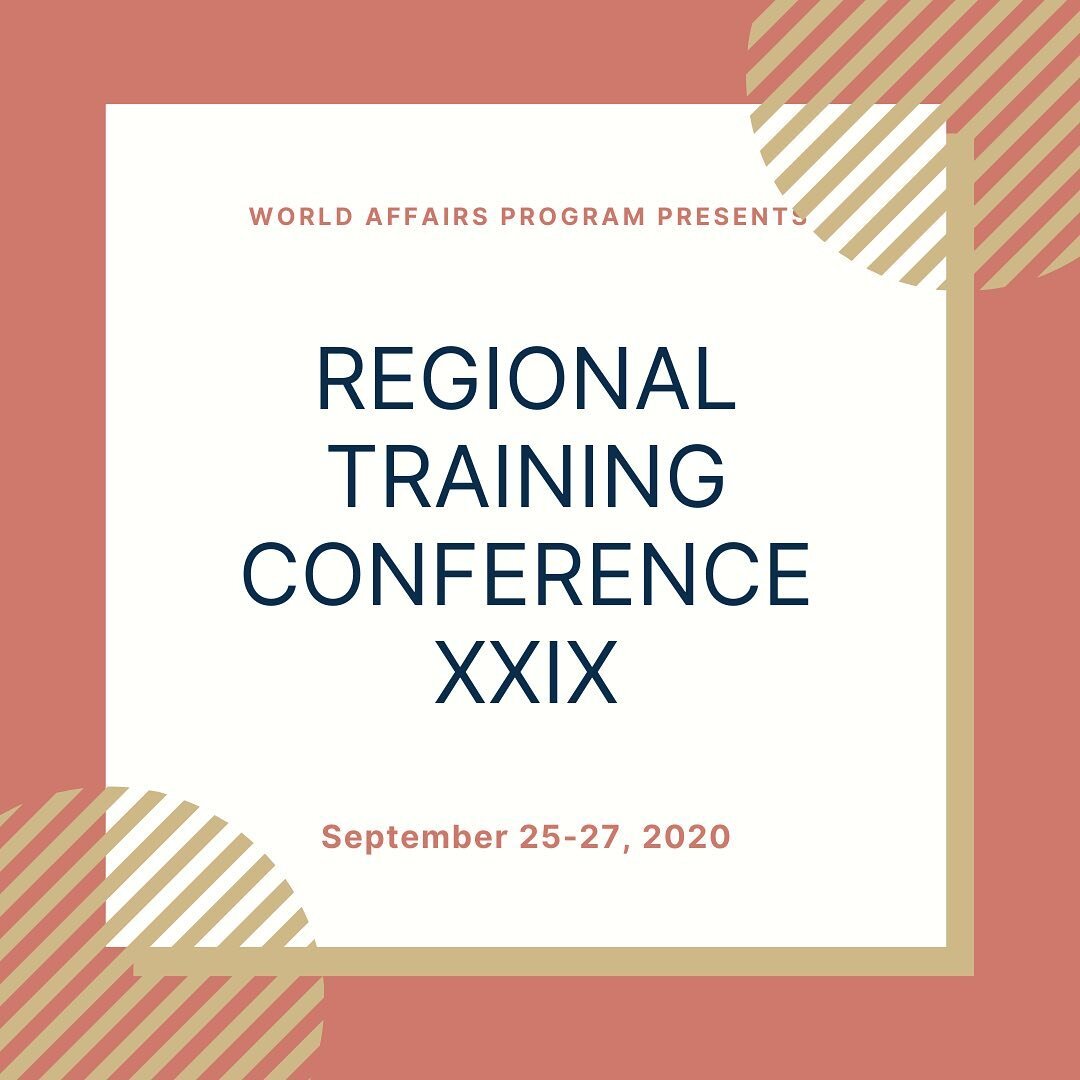 TODAY IS THE DAY! Join us starting at 5 pm for the Regional Training Conference (FSU delegates do not need to come to check in but do need to come to opening ceremonies). Swipe for the weekend&rsquo;s schedule and Zoom codes to opening and closing ce