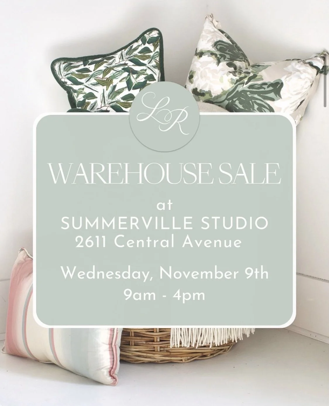 Lauren Robbins Interiors Warehouse Sale — The Scout Guide Augusta