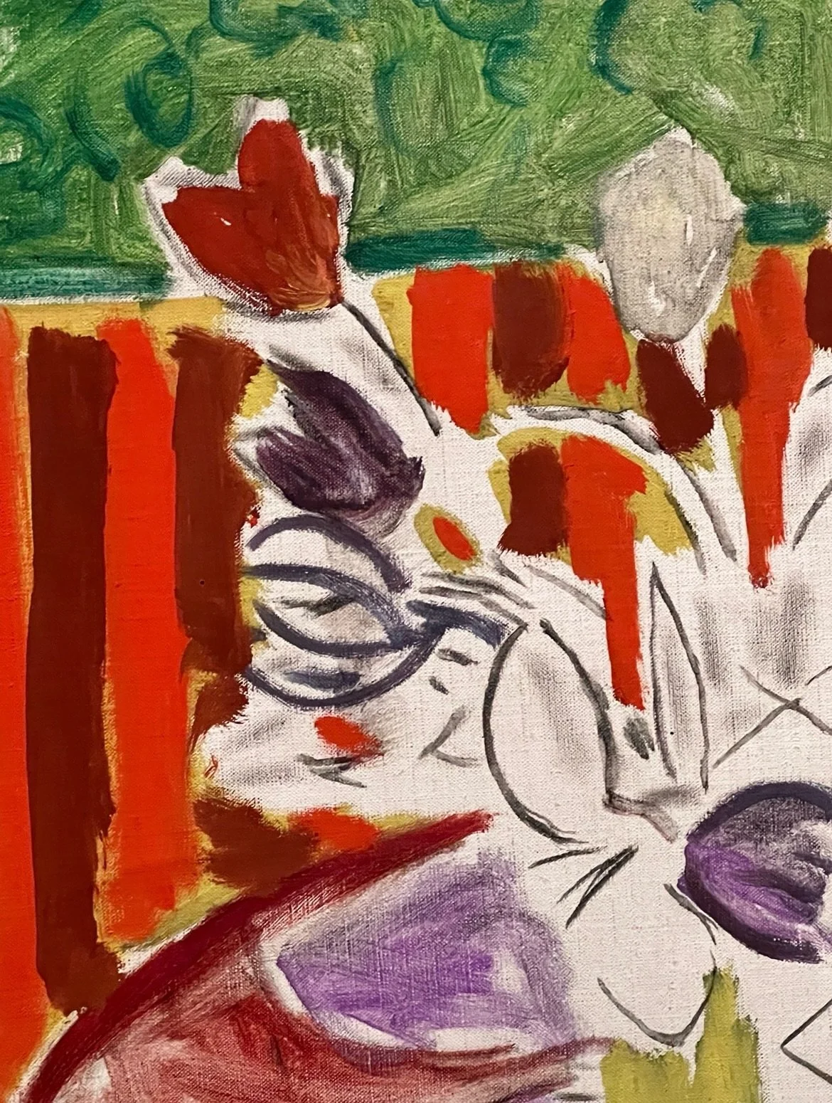 Details of flowers from Matisse&rsquo;s gorgeous paintings exhibited at Le Grand Palais, Paris.

#matisse #flowersinpainting #matisseflowers #colourinspiration #sophieroet