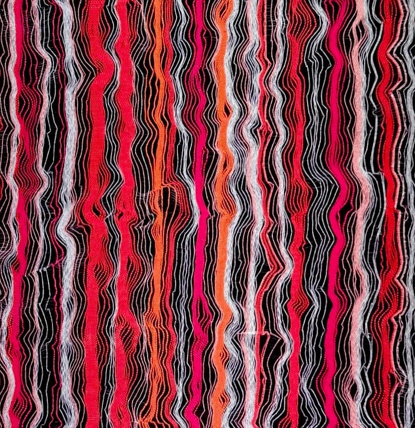 I&rsquo;ve had requests to show an image of my woven textile design which features in the beautiful publication &lsquo;Women Textile Designers&rsquo; from the Victoria &amp; Albert Museum archive. So here it is!

For this design, I was interested in 