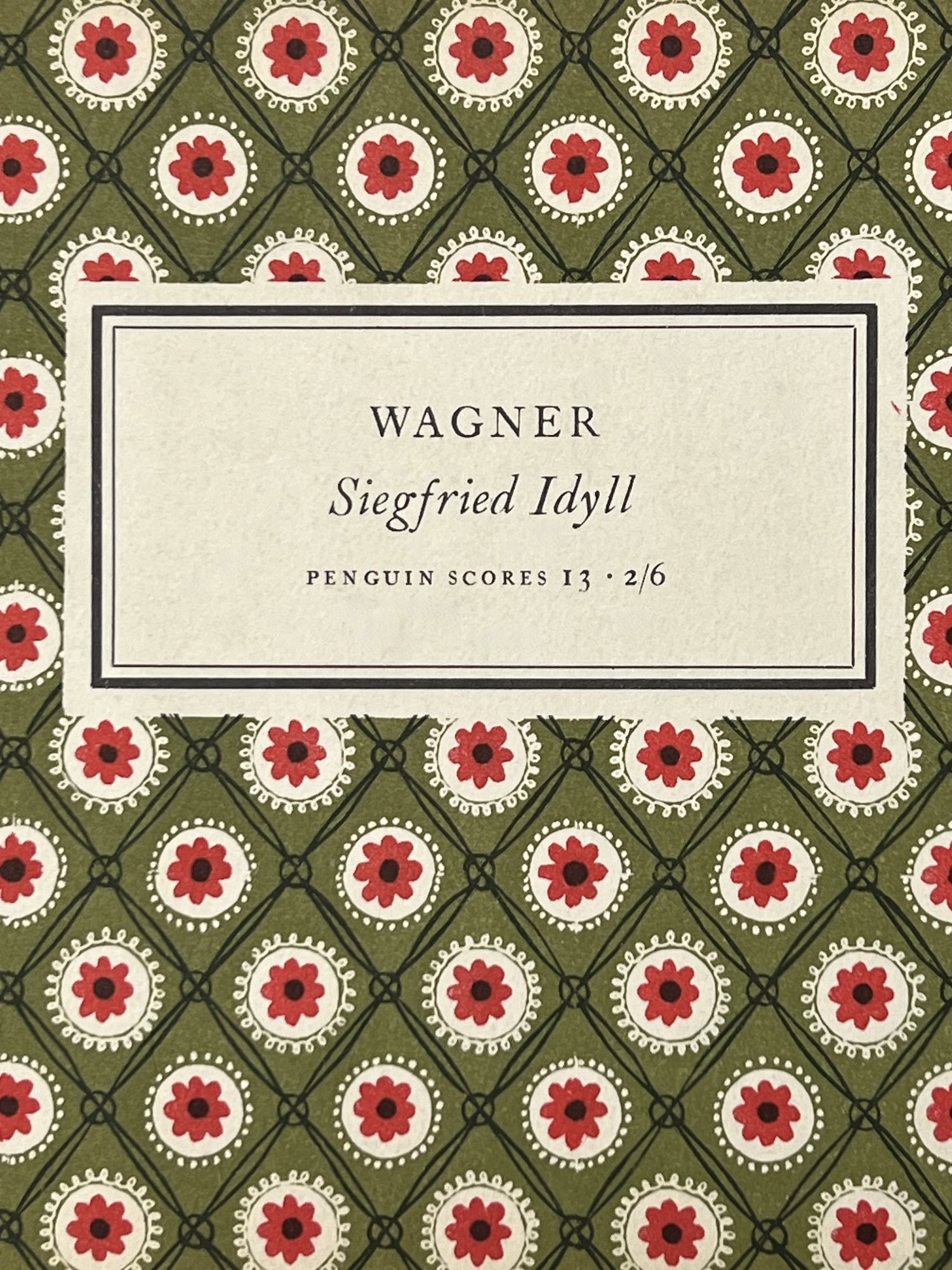 Framed Vintage Wagner & Bach Music Scores