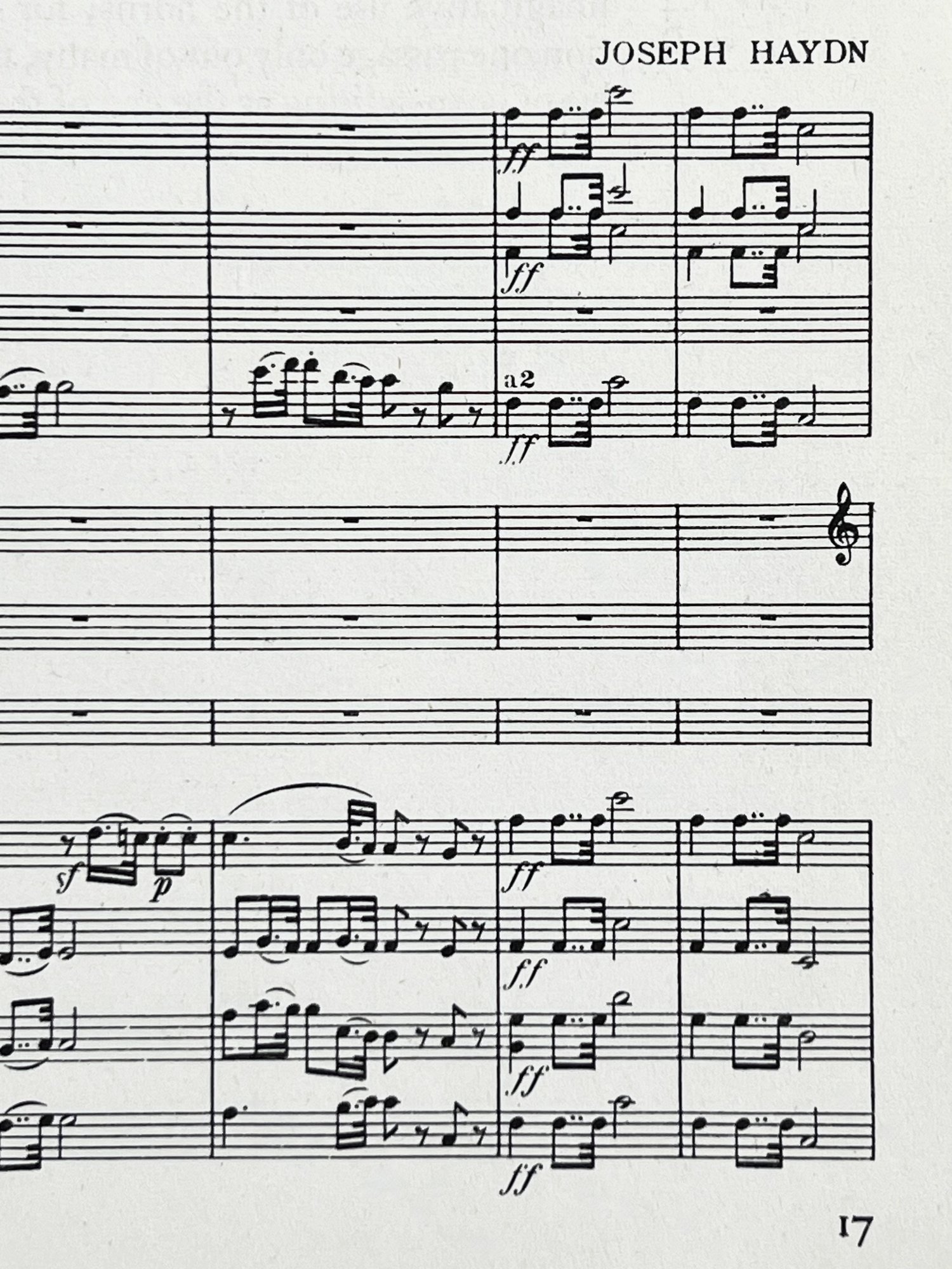 Framed Vintage Haydn & Haydn Music Scores