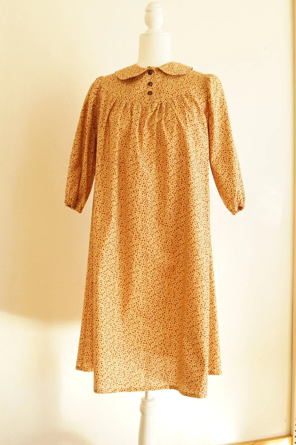 Handmade Prairie Dress with Pinafore Set Laura Ingalls Wilder Little House   Ingalls Homestead
