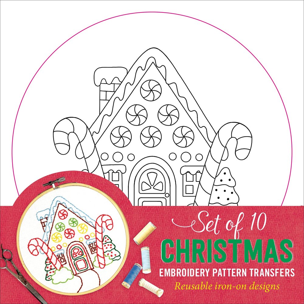 Christmas Embroidery Pattern Transfers — Ingalls Homestead