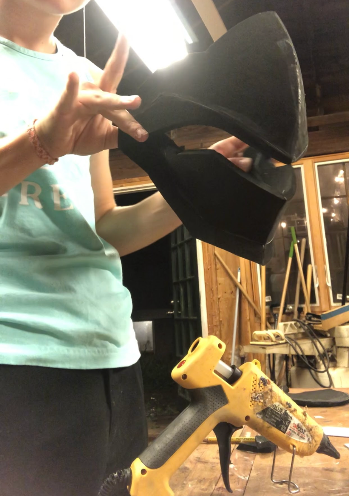 Forming the helmet