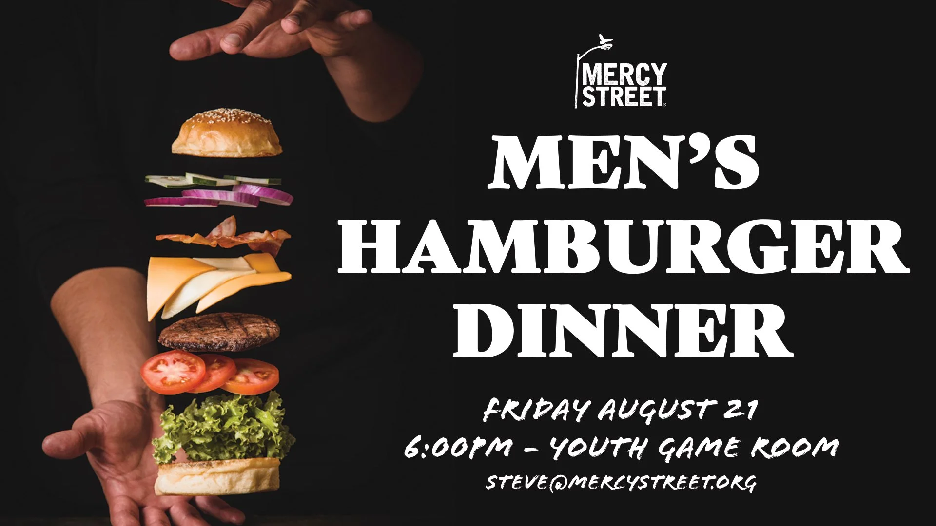 Men's Hamburger Dinner