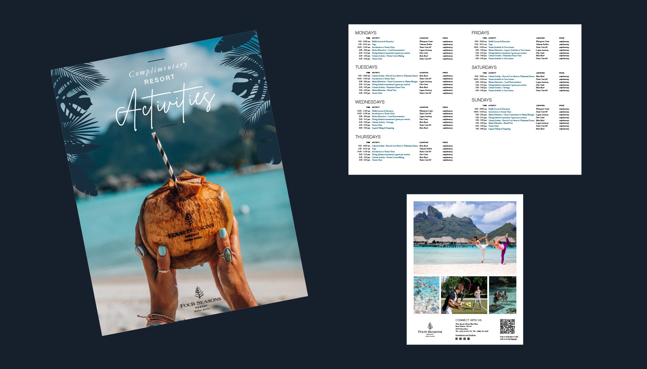Activities Program - Four Seasons Resort Bora Bora