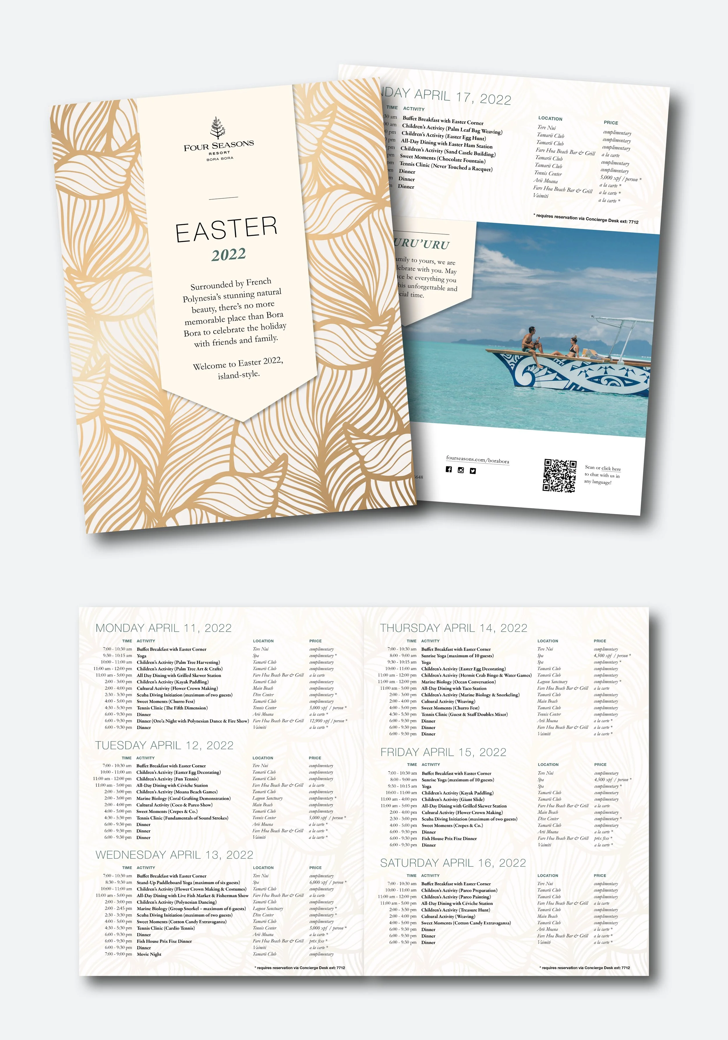 Easter Program - Four Seasons Resort Bora Bora