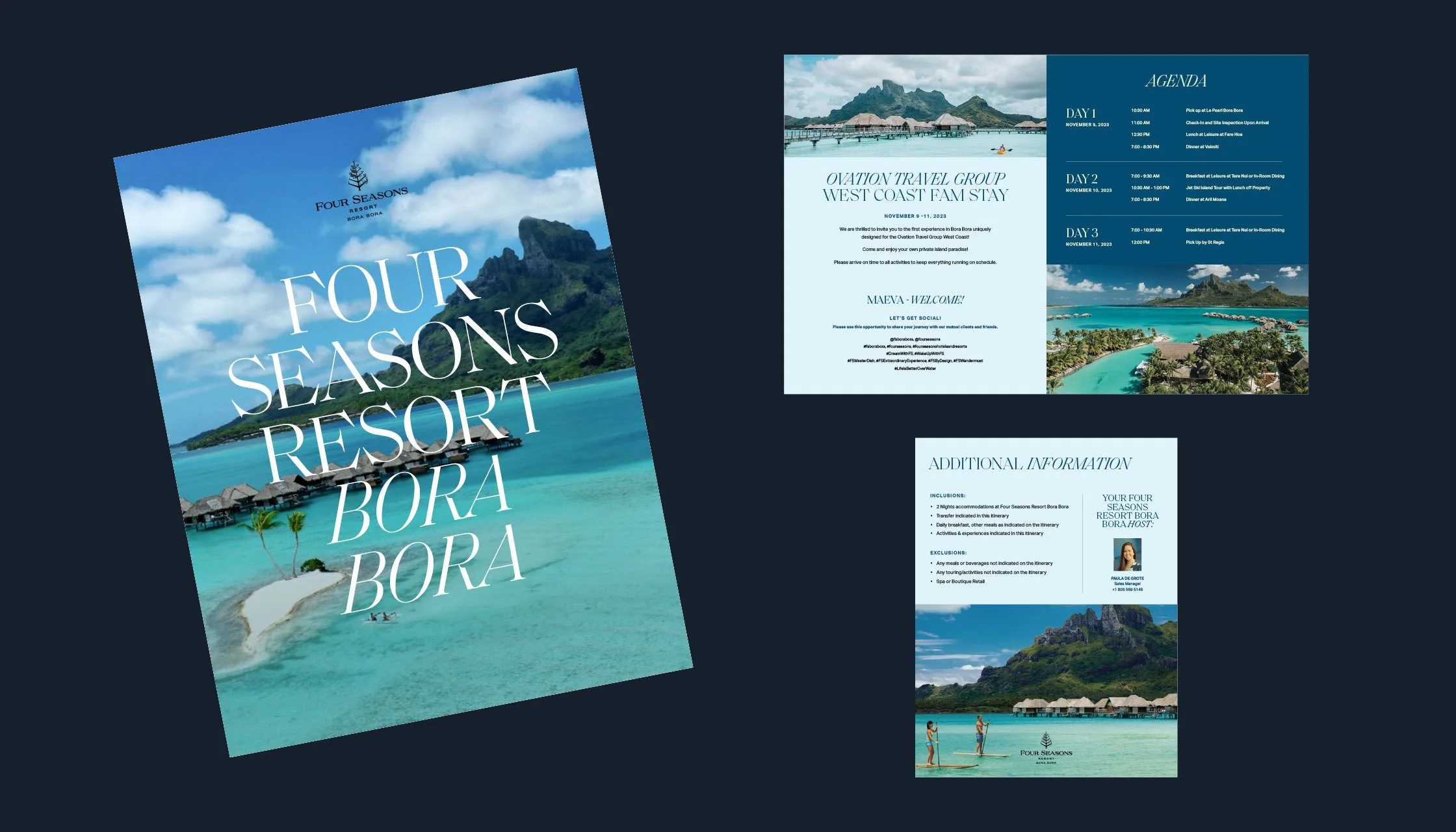 Group Agenda - Four Seasons Resort Bora Bora