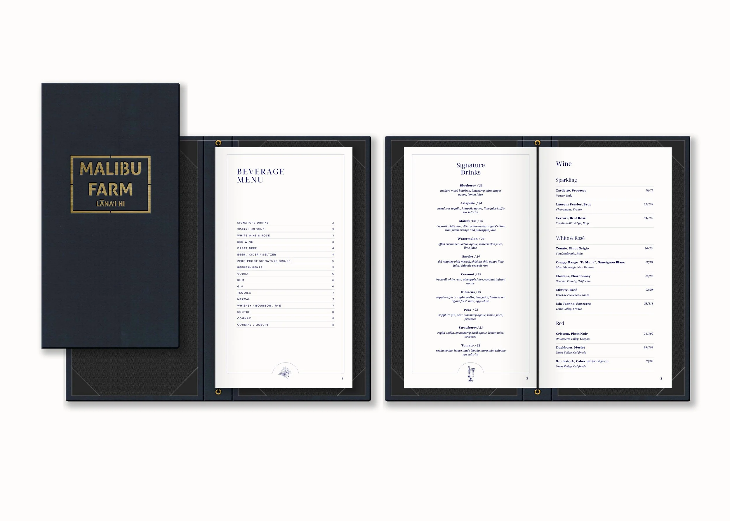 Four Seasons Resort Lanai - Malibu Farm Menus