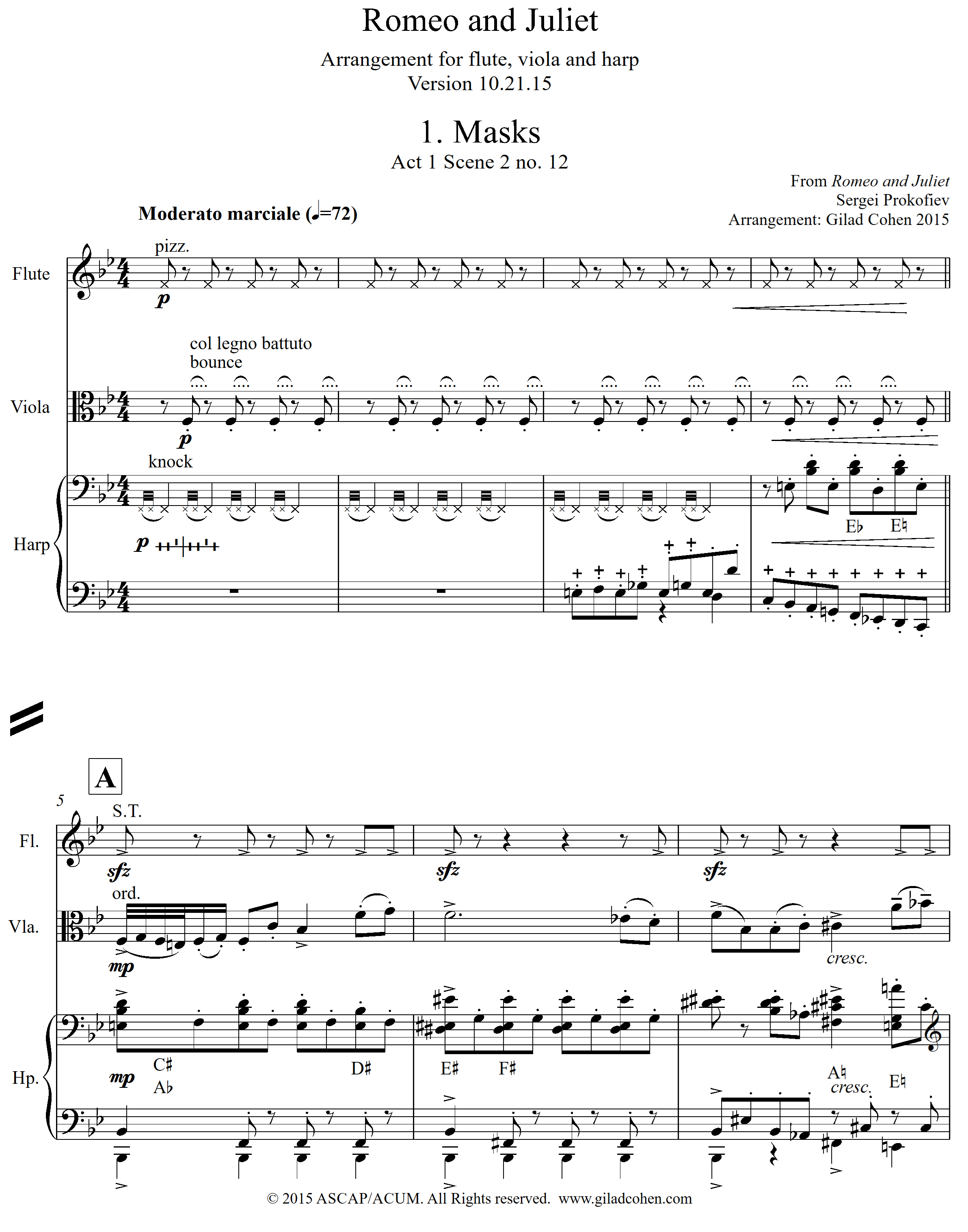 Romeo and Juliet Suite (arr.): score+parts (PDF download)