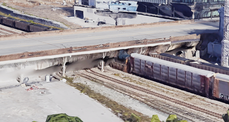 Image showing Existing bridge from Google Earth