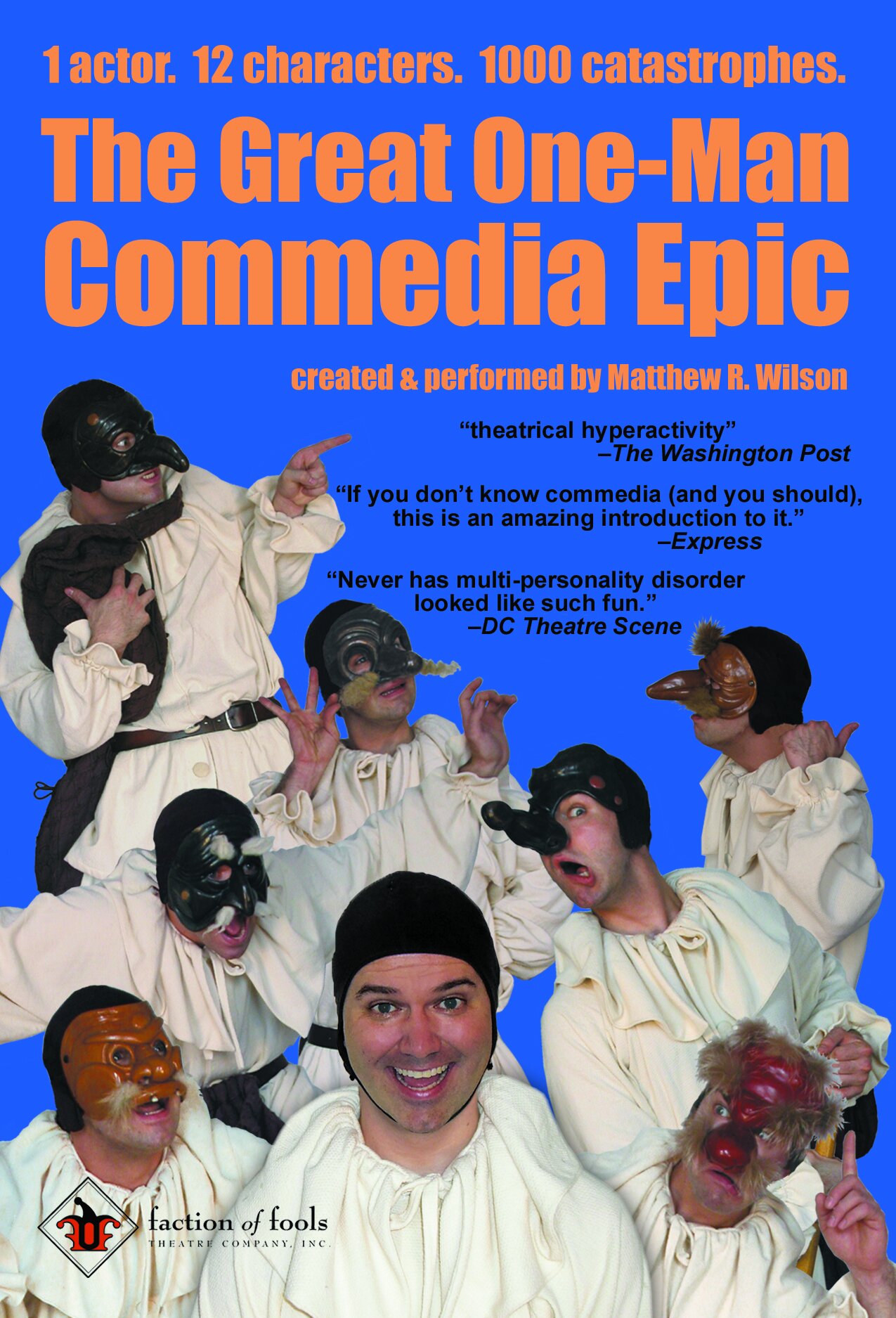  Poster for  The Great One-Man Commedia Epic  