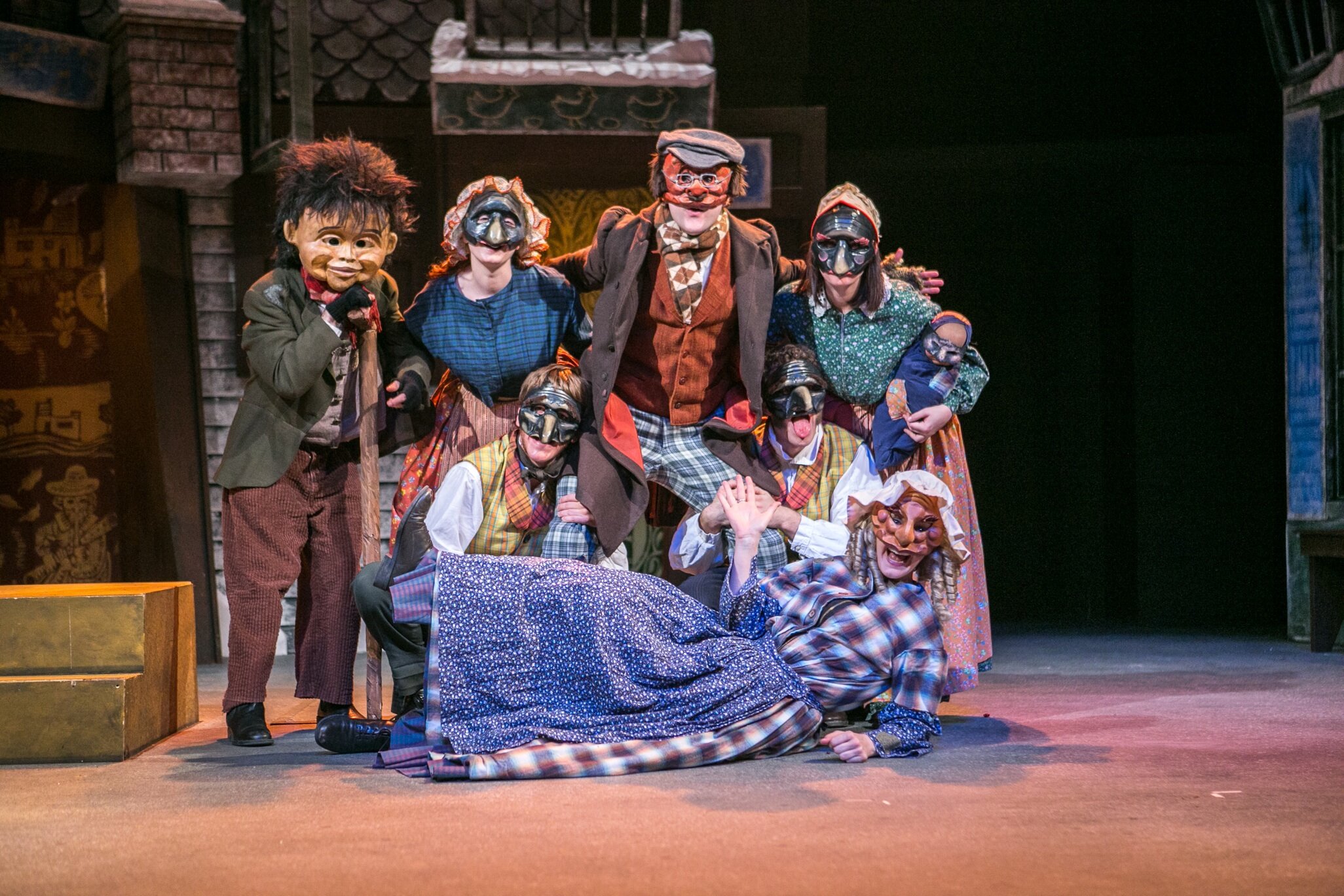  Production photo from 2013 production of  A Commedia Christmas Carol  by C. Stanley Photography 