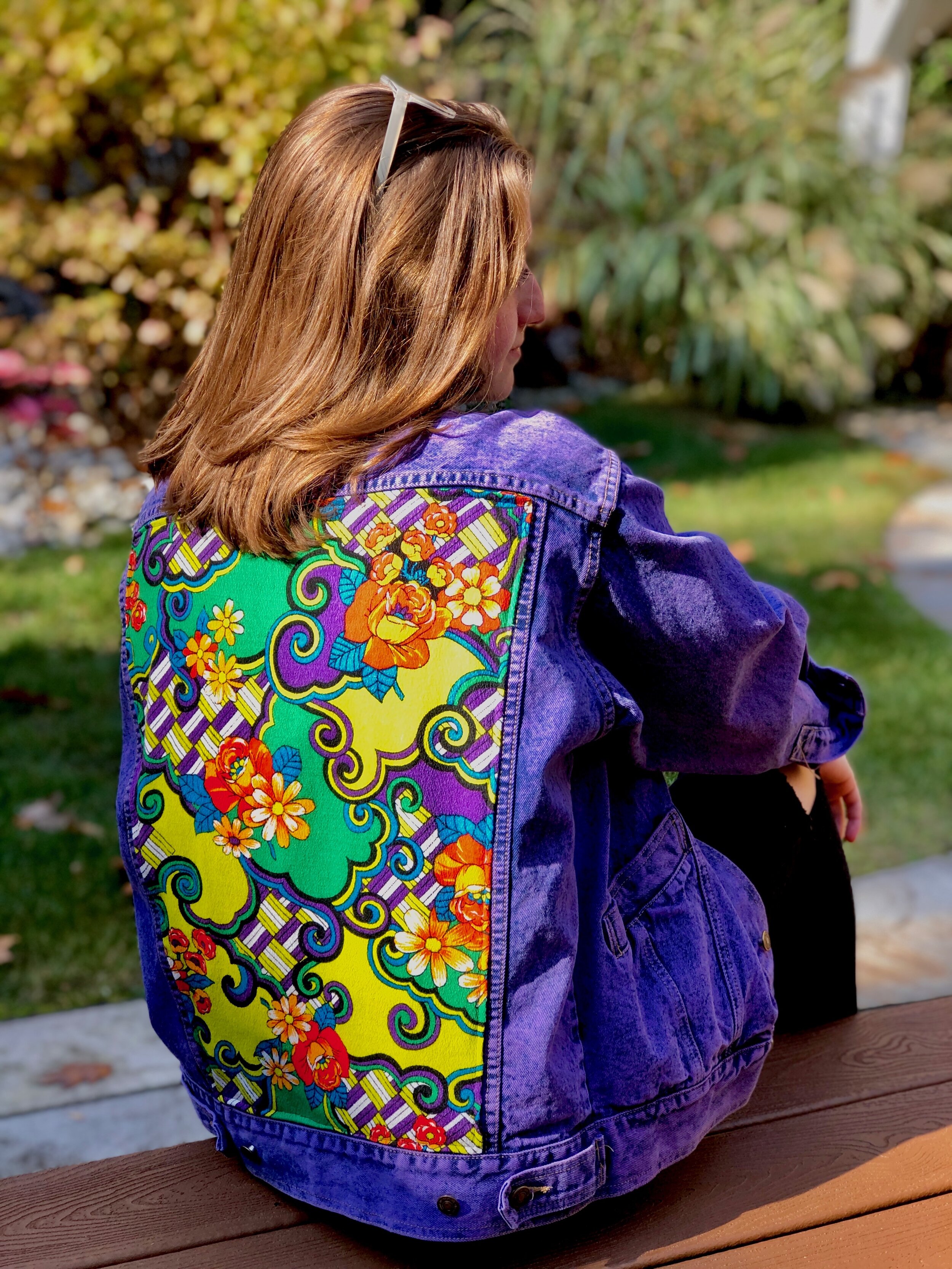 Thrifted Upcycled Denim Jacket