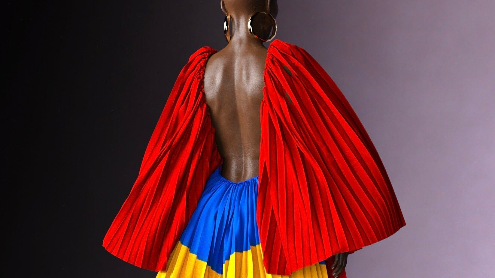 Anifa Mvuemba Congo Pink Label : The world first 3D Fashion Show
