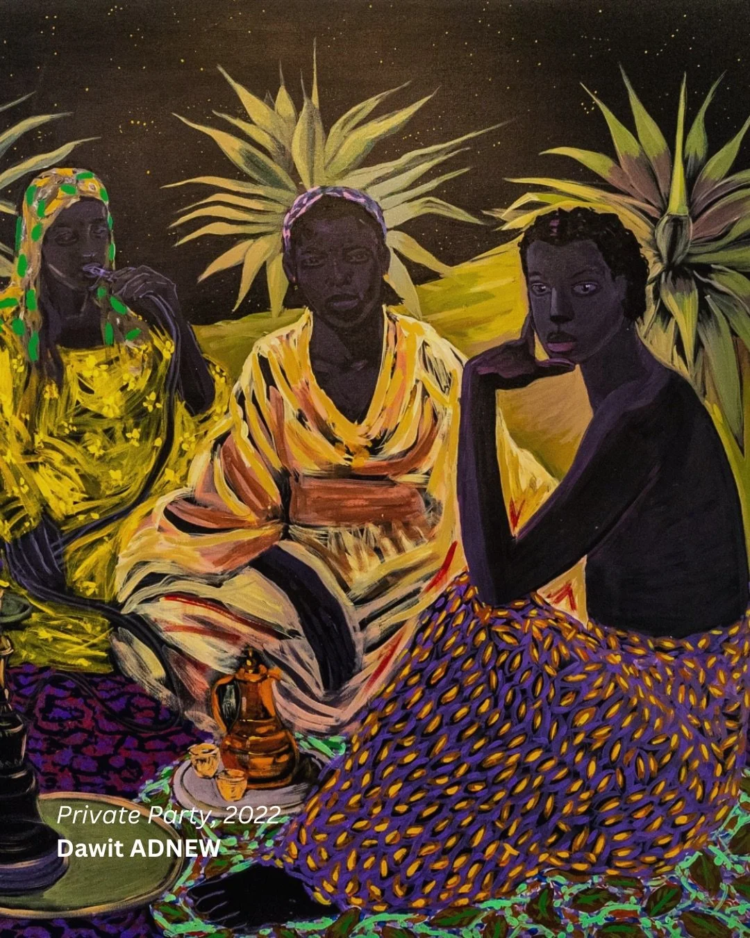 [WE LOVE] ✨Gentle notes of sun and moments shared linger through this winter selection  artworks that bring comfort as the days grow shorter.

 

 

Private Party, Dawit ADNEW, (2023)

Come Back to Me, Omar MAFHOUDI (2021)

Obota, Marc POSSO (2022)

