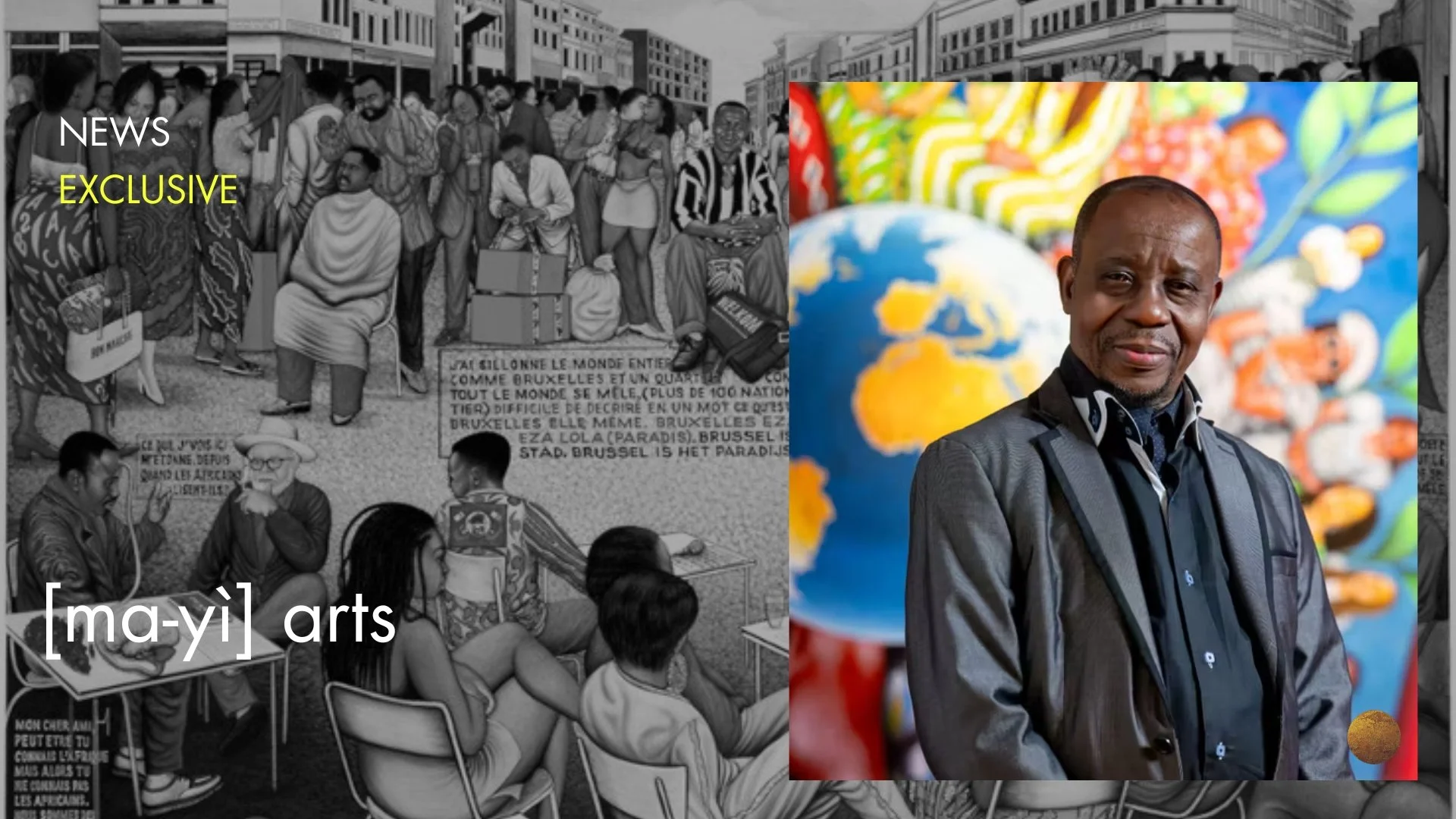 Chéri Samba's Iconic Work Returns in Matongé’s streets on DR Congo Independance Day: When Contemporary Art Becomes Urban Heritage
