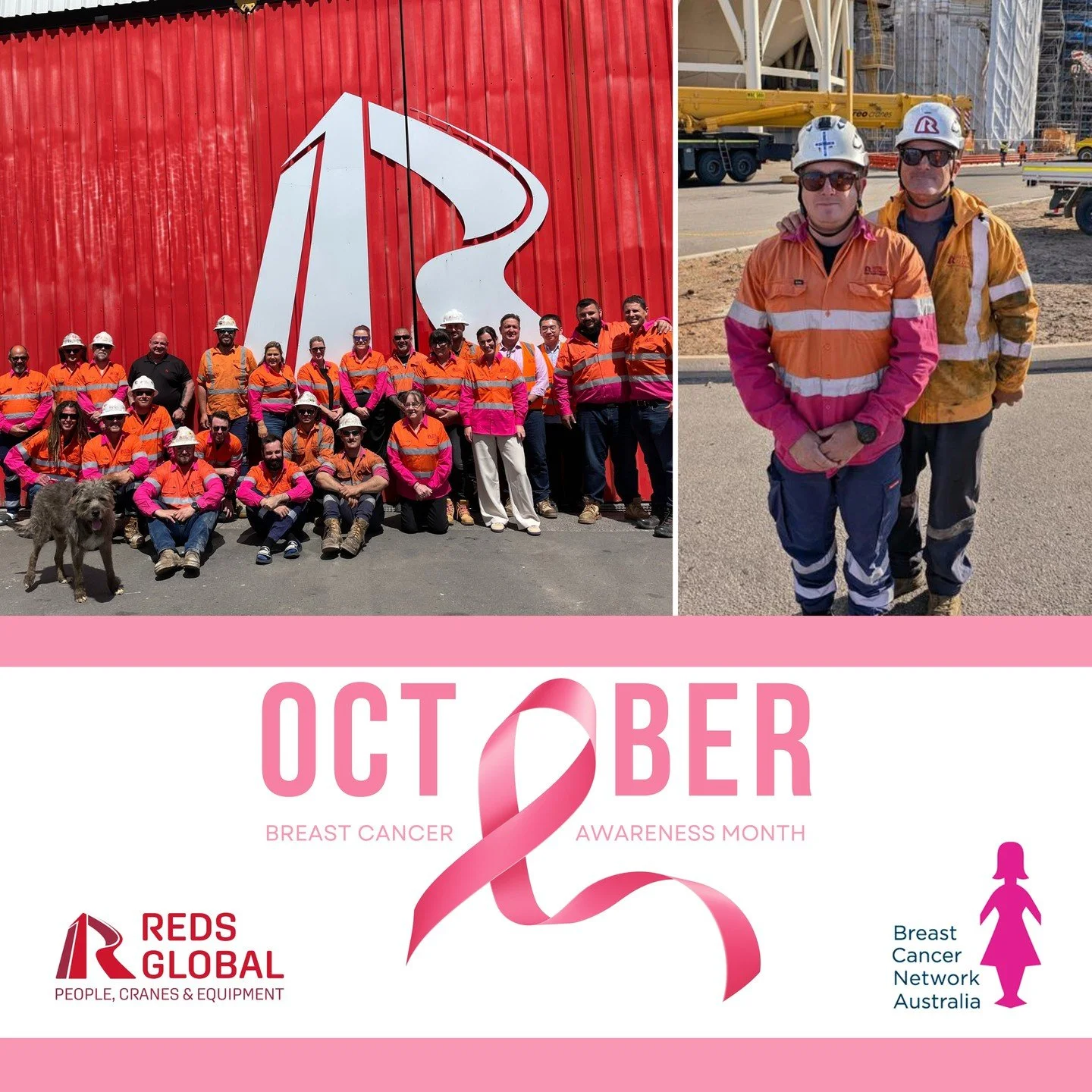🌸 Breast Cancer Awareness Month 🌸
 
This month was a time to shine a light on breast cancer, raising awareness, supporting those impacted, and promoting early detection. At Reds Global, we proudly wear pink to show our commitment to this vital cau