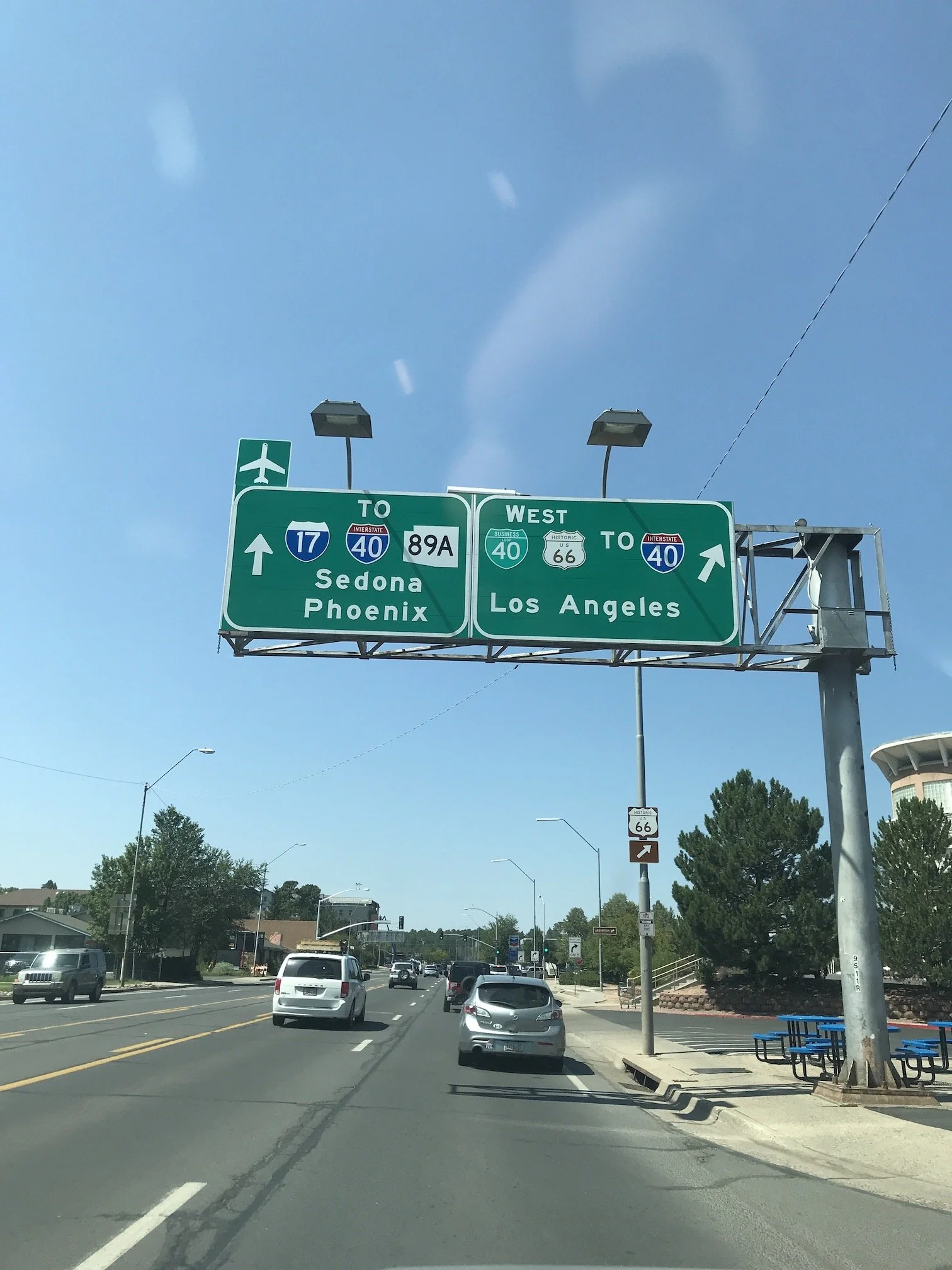  Dropping from almost 7,000 ft in Flagstaff to the desert floor for the blinding hot run to Needles at the California border is how the Mojave weeds out the weak. Gas up first, don’t say nobody told you   