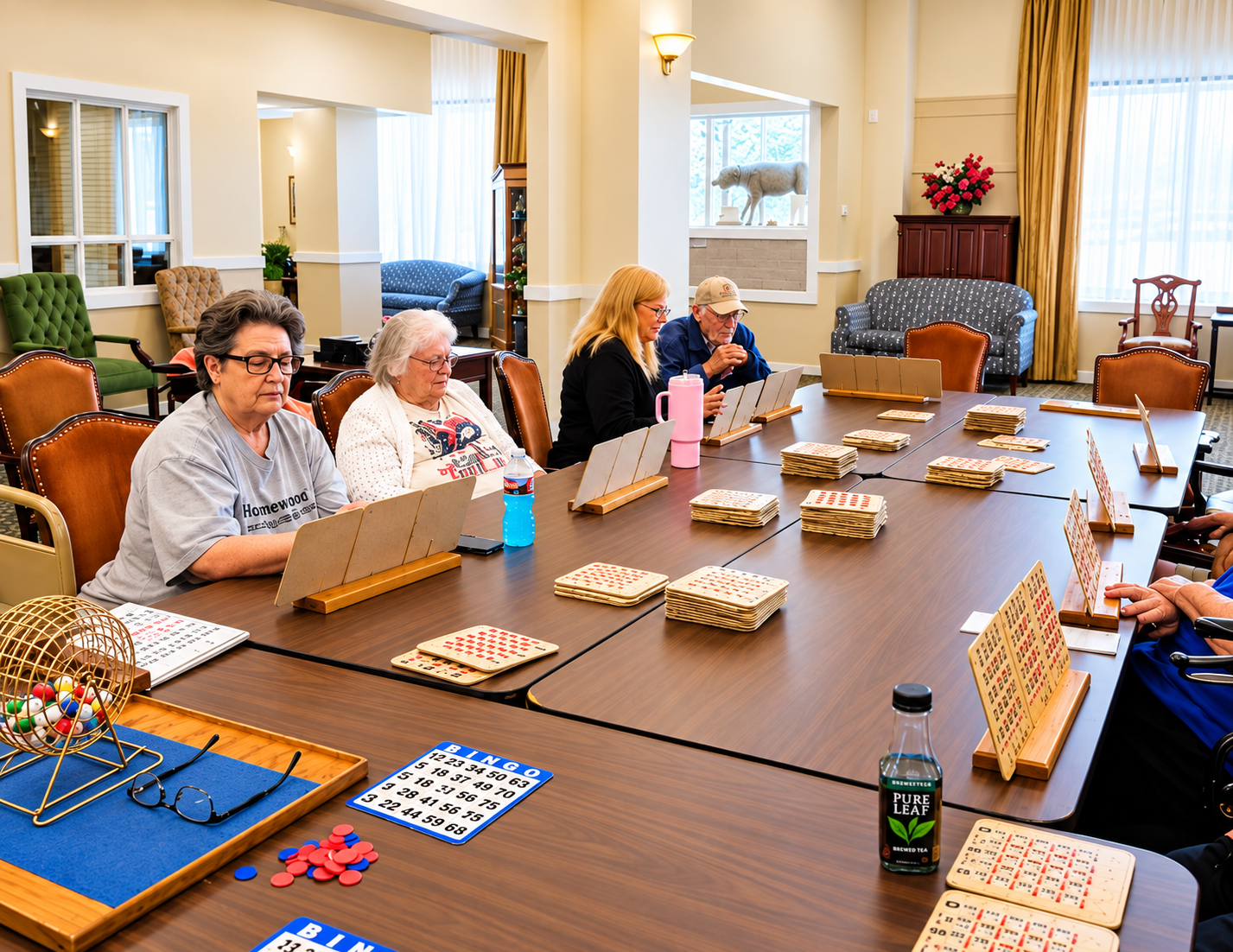 Residents playing bingo at rainbow.png
