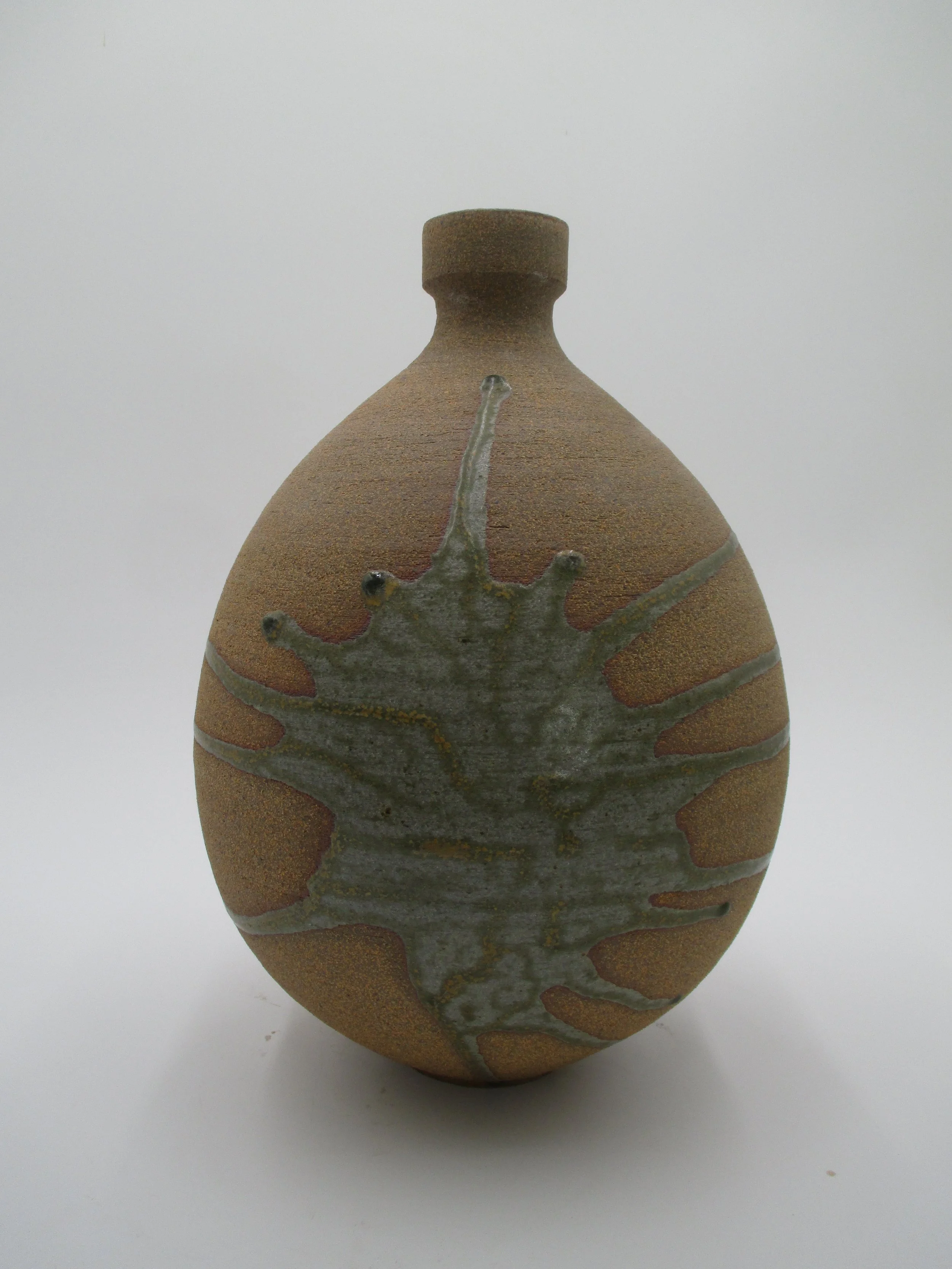Green Nazca Splattered Vase