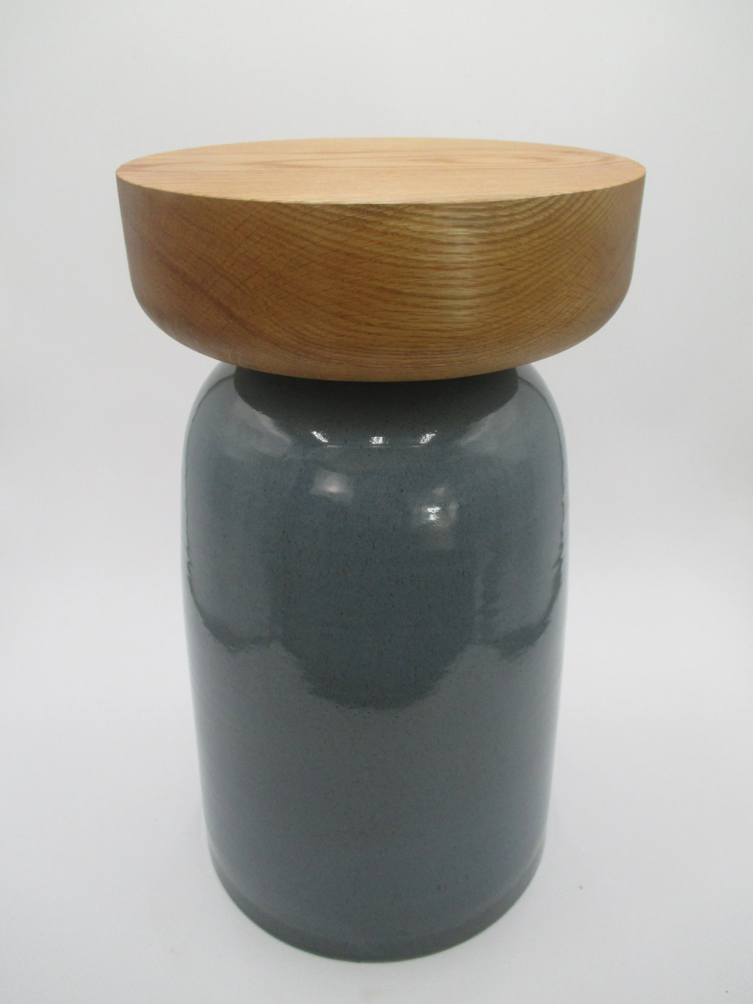 Earl Grey Side Table w/ Walnut or Oak Top