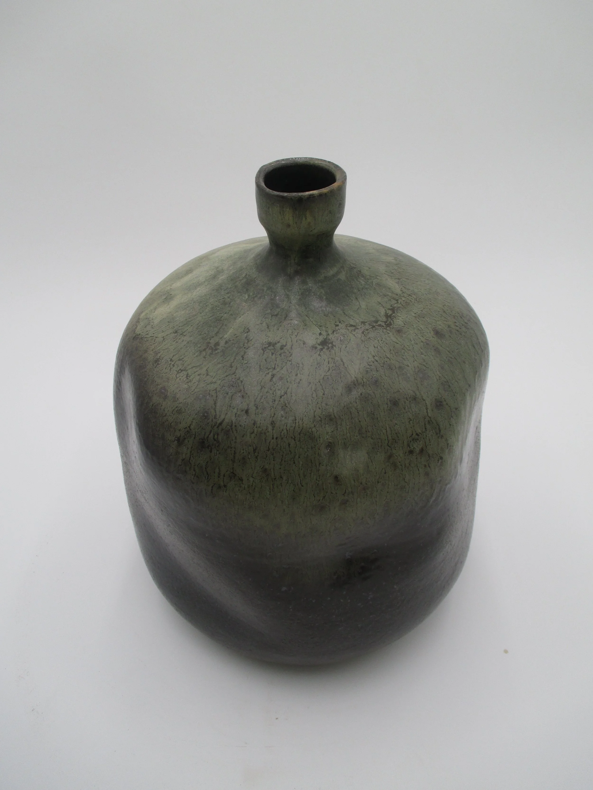 Green Ceramic Vessel