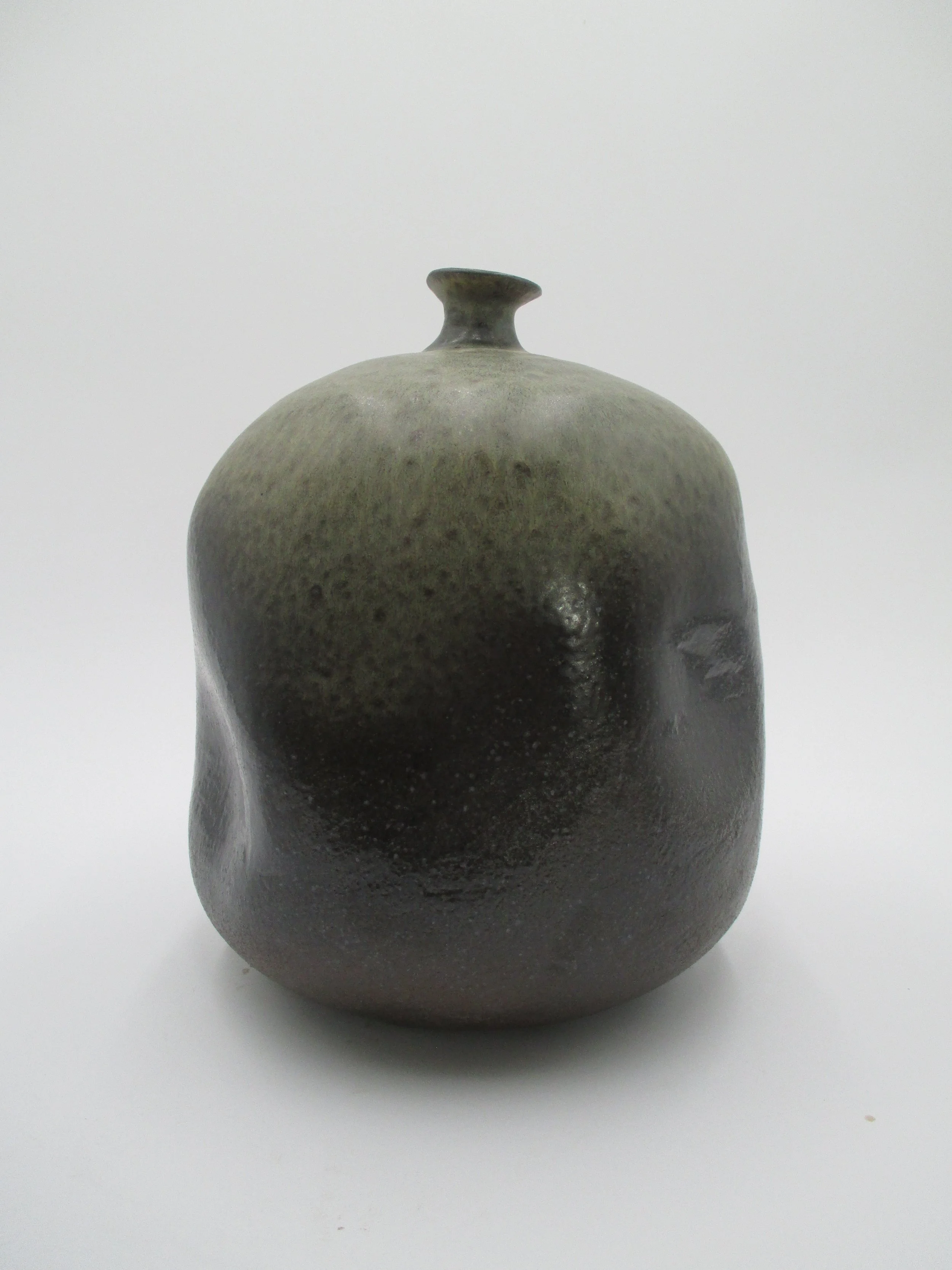 Curvy Melon Ceramic Vessel