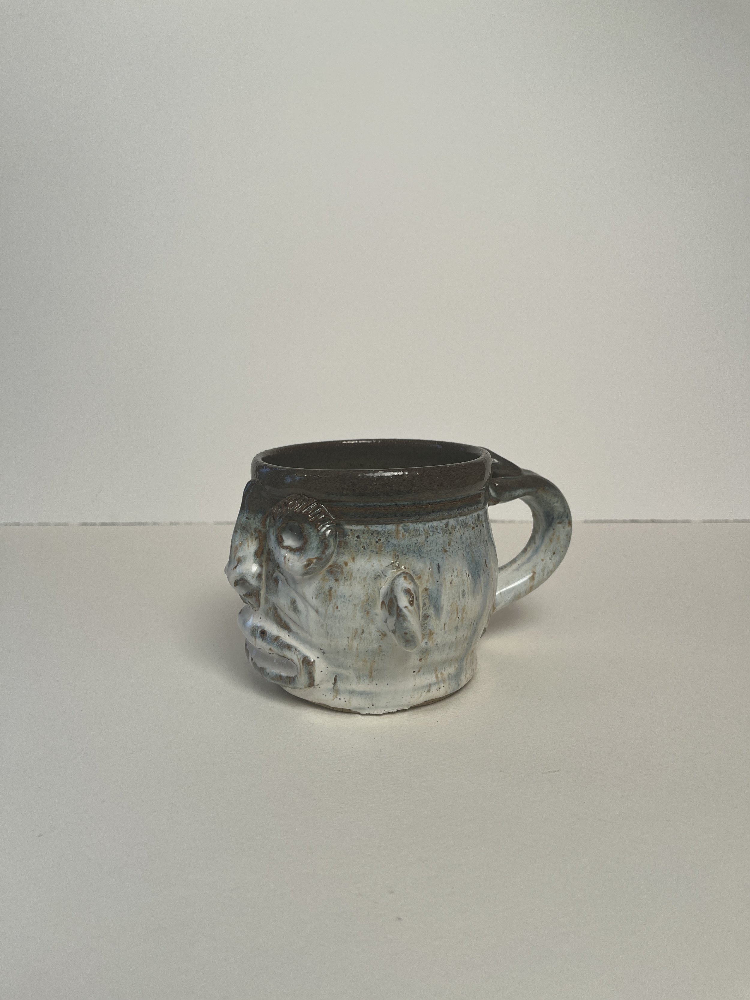 Stoneware Face Cup