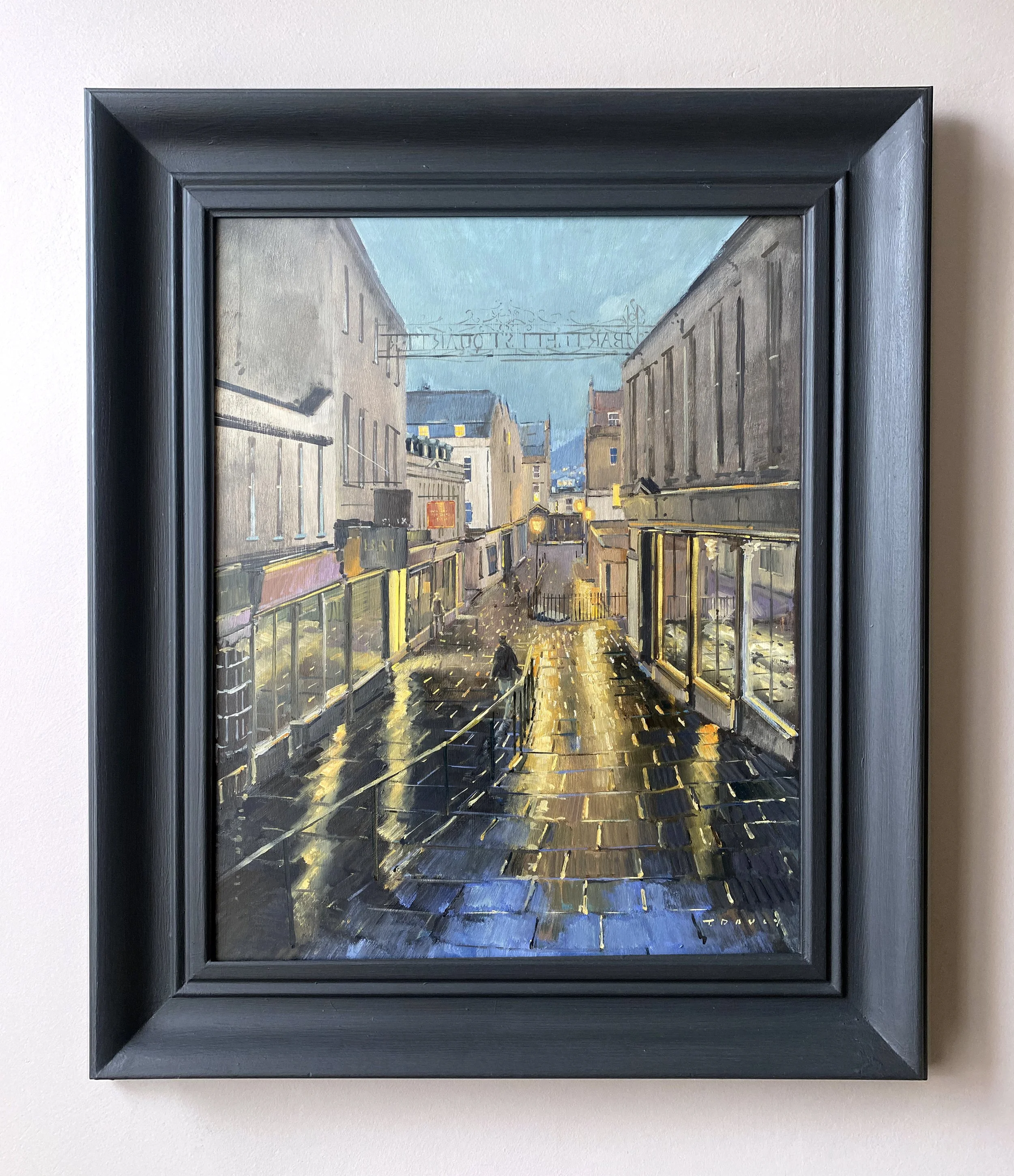 Looking down Bartlett Street 60 x 50cm
