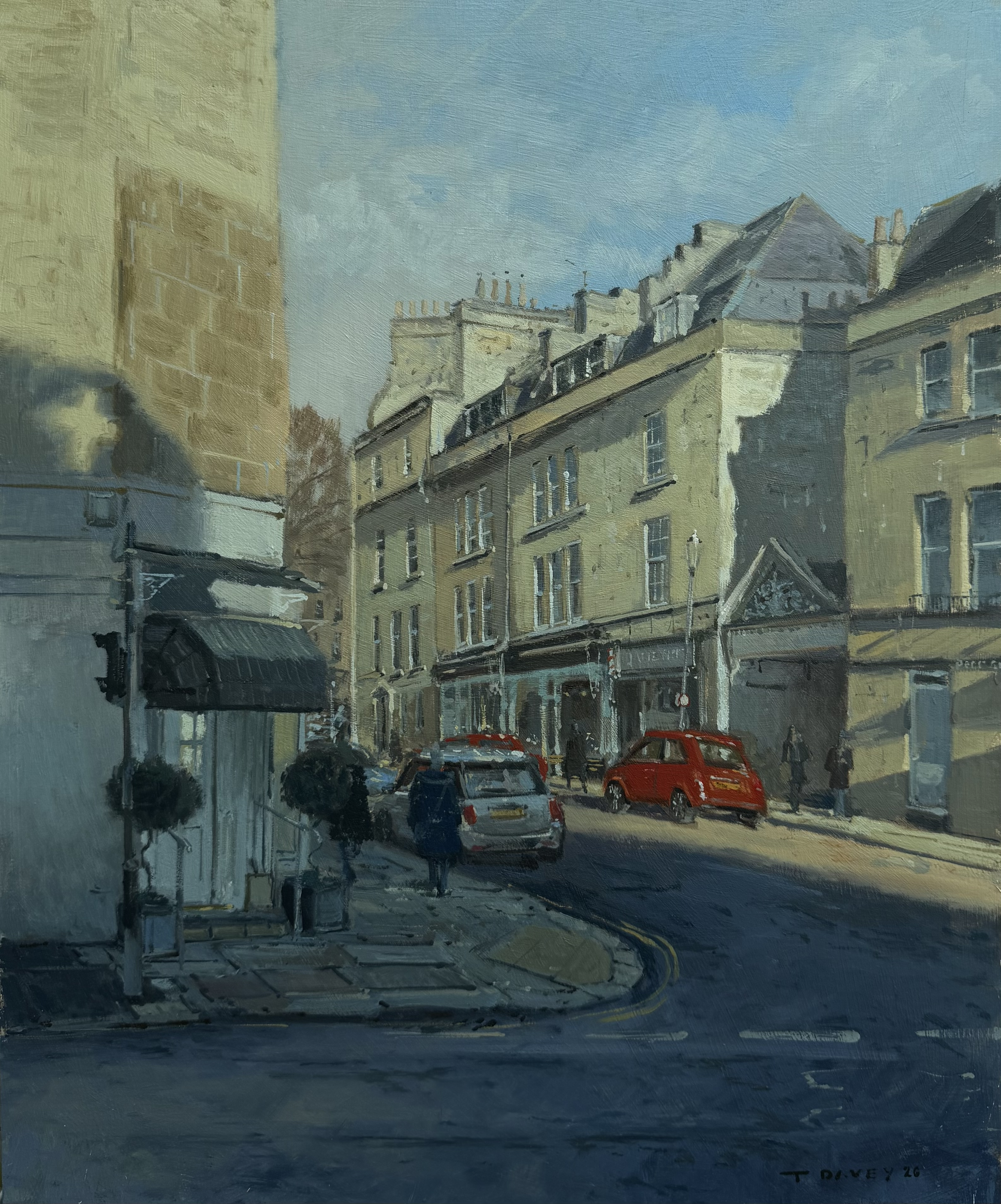 On the corner of St James's Street - 2025 - oil on board - 40/50cm - unframed - £300