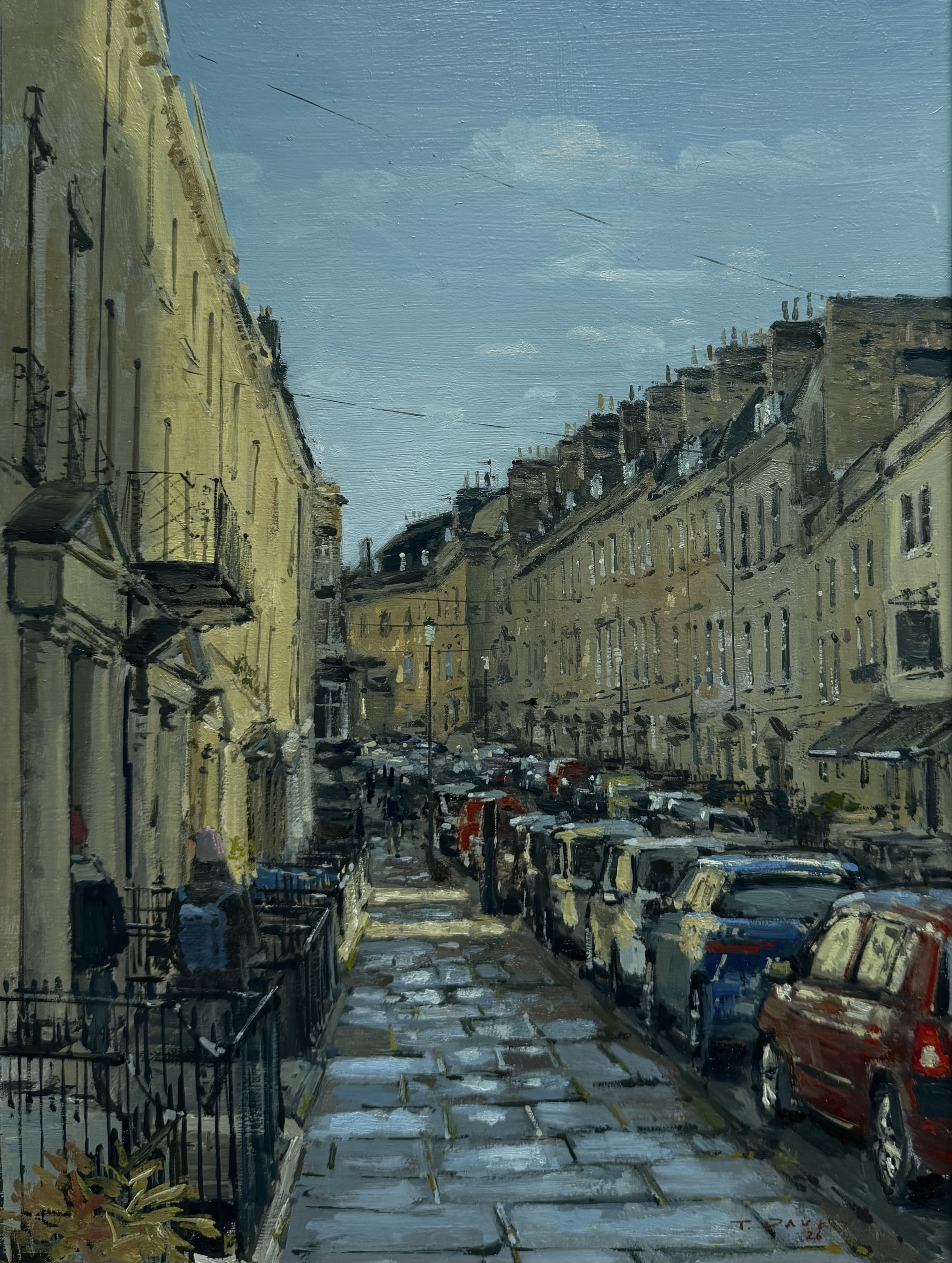 Rivers Street, afternoon light. 2026, Oil on board - 39/49cm - Framed - £420