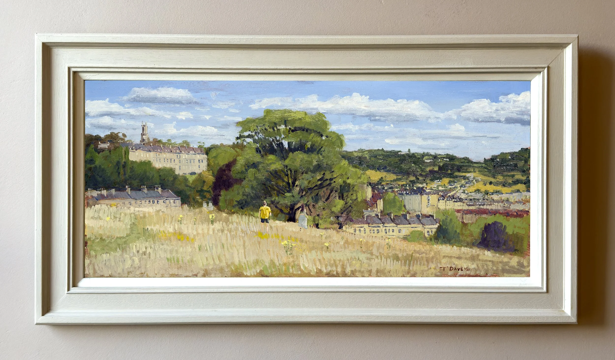 Toward Lansdown Crescent - 36 x 66cm 2022