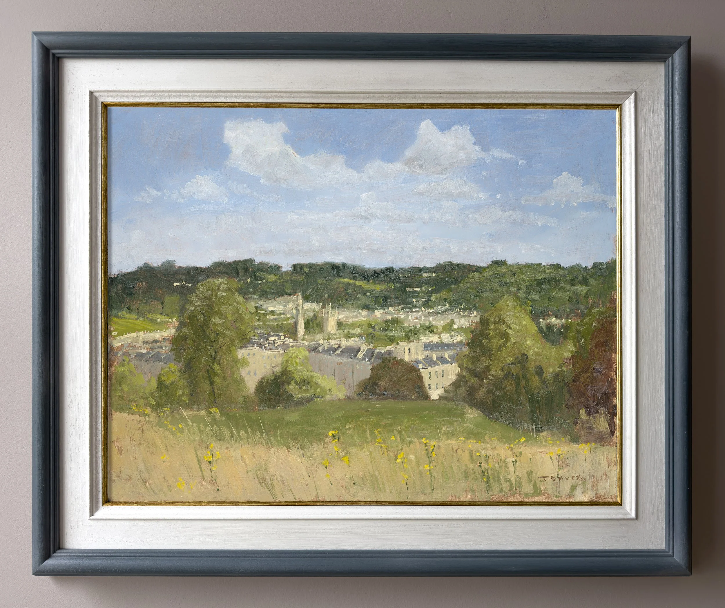 The view from the golf course. 60 x 70cm 2022